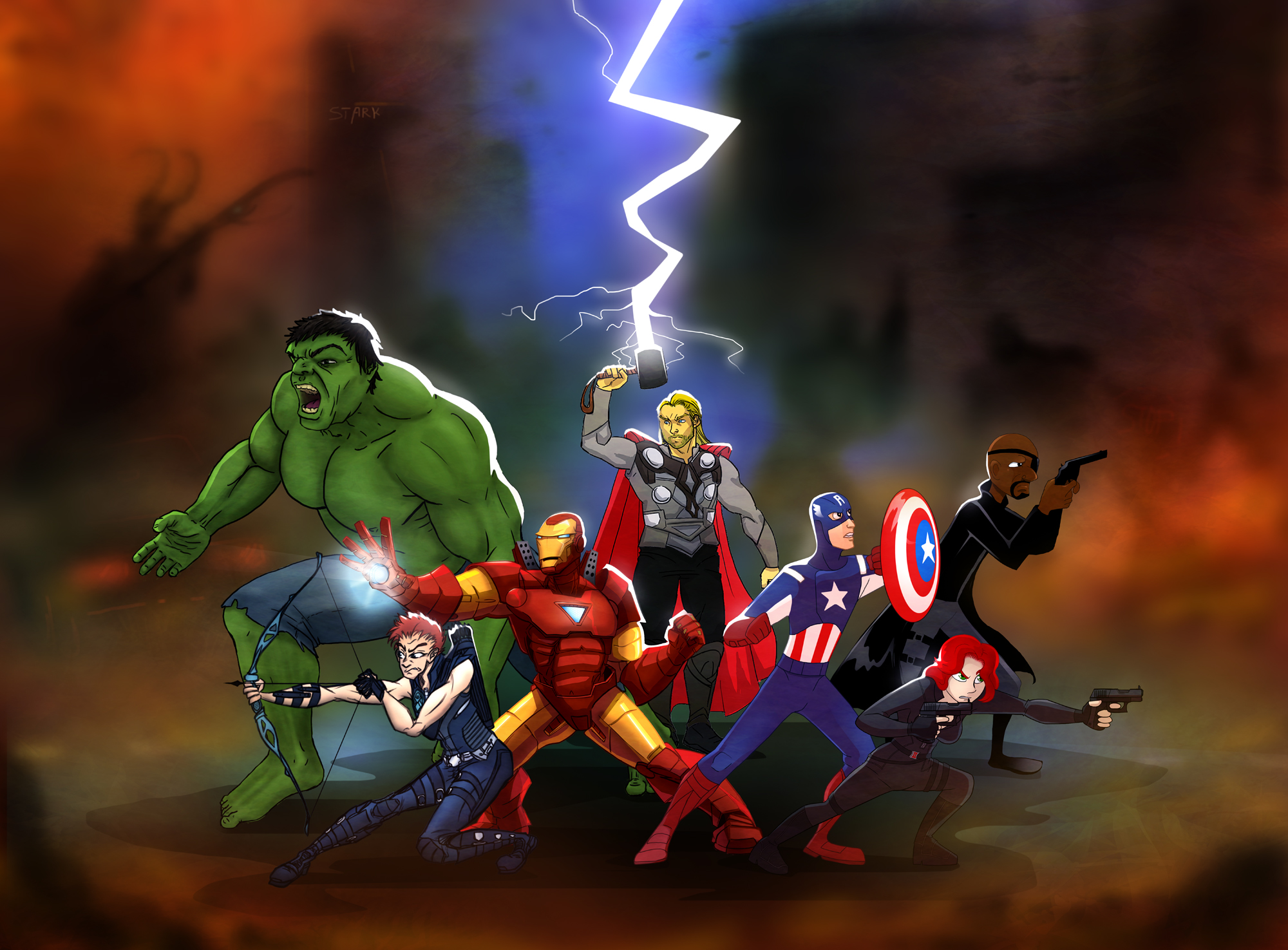 Marvel'S Avengers Assemble Comic Wallpapers