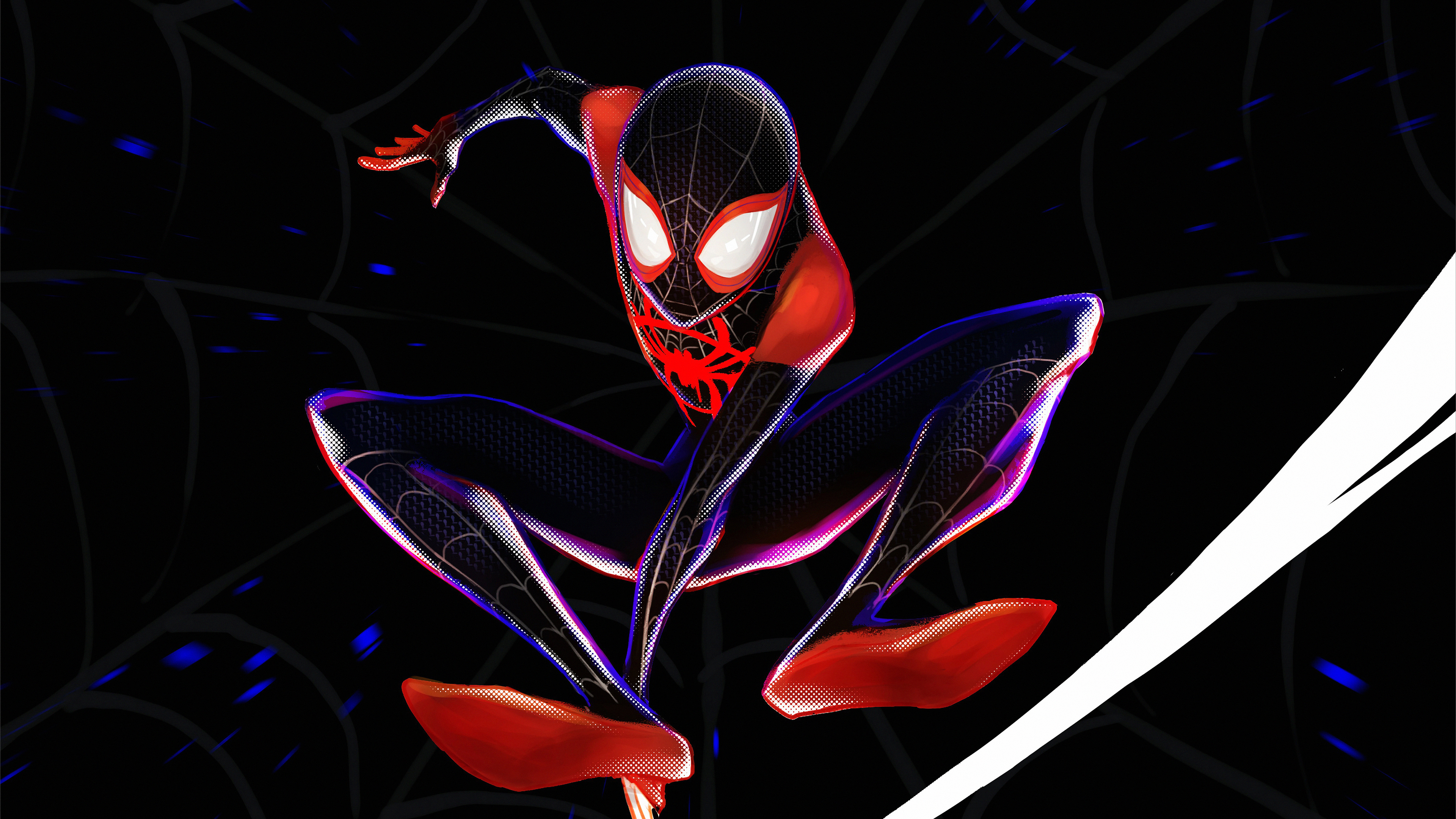 Miles Morales Cartoon Art Wallpapers