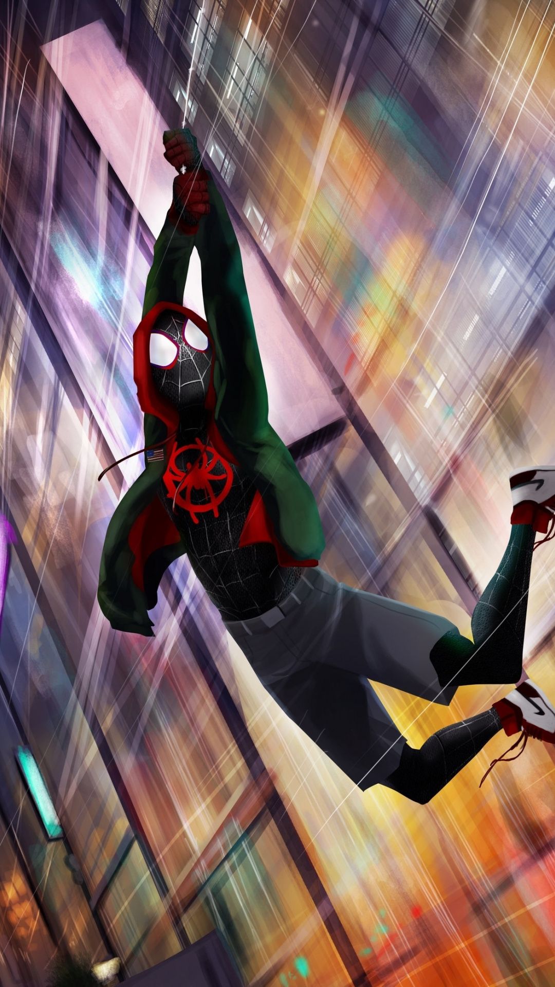 Miles Morales Cartoon Art Wallpapers