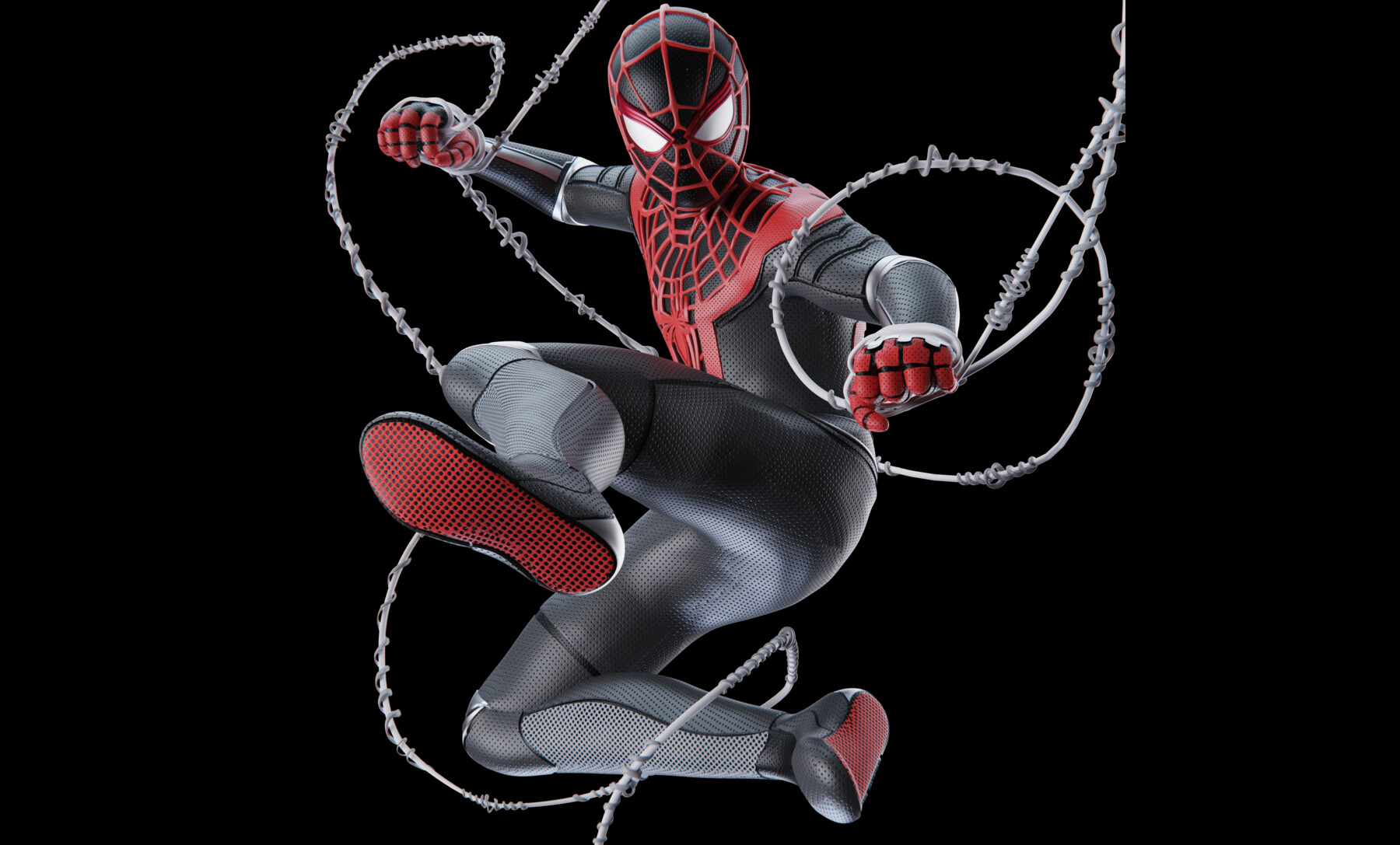 Miles Morales Cartoon Art Wallpapers