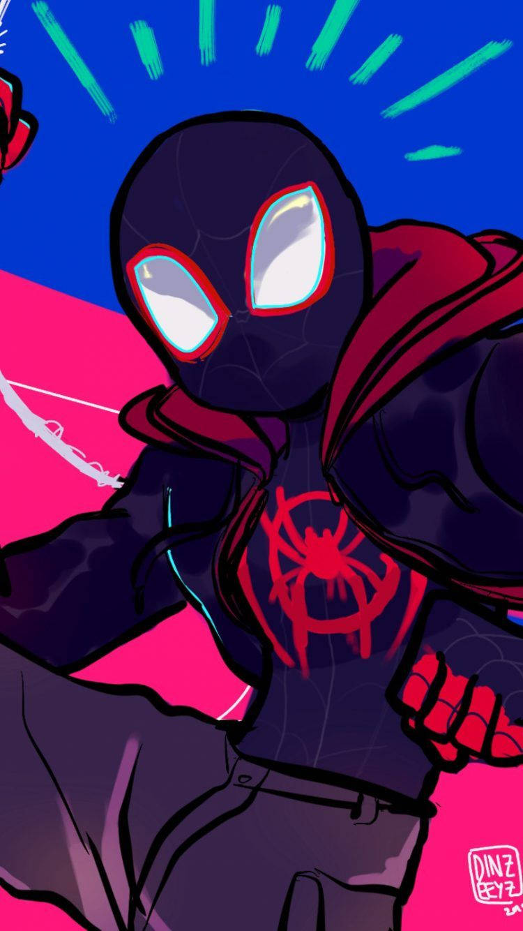 Miles Morales Cartoon Art Wallpapers