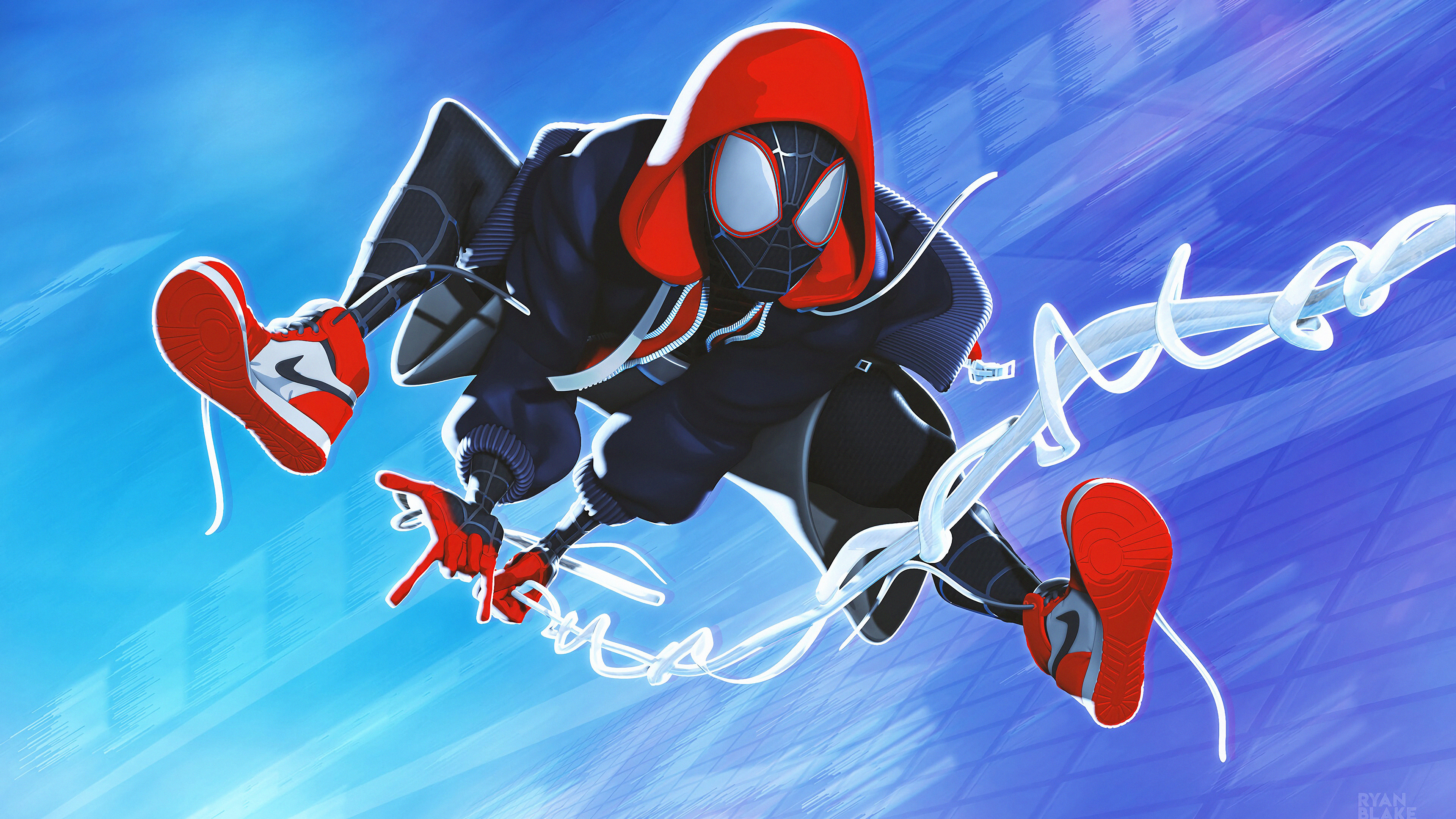 Miles Morales Cartoon Art Wallpapers