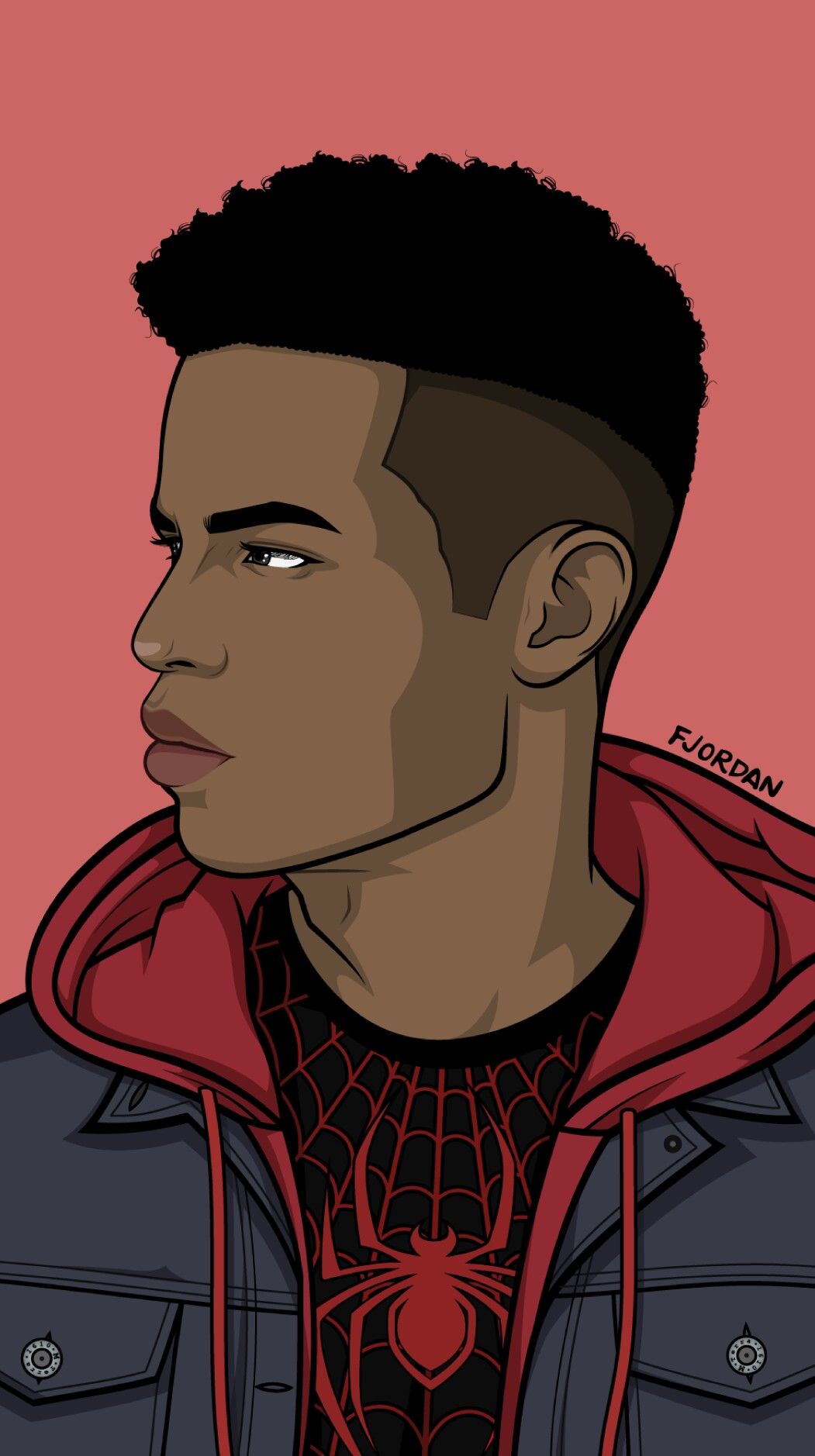 Miles Morales Cartoon Art Wallpapers