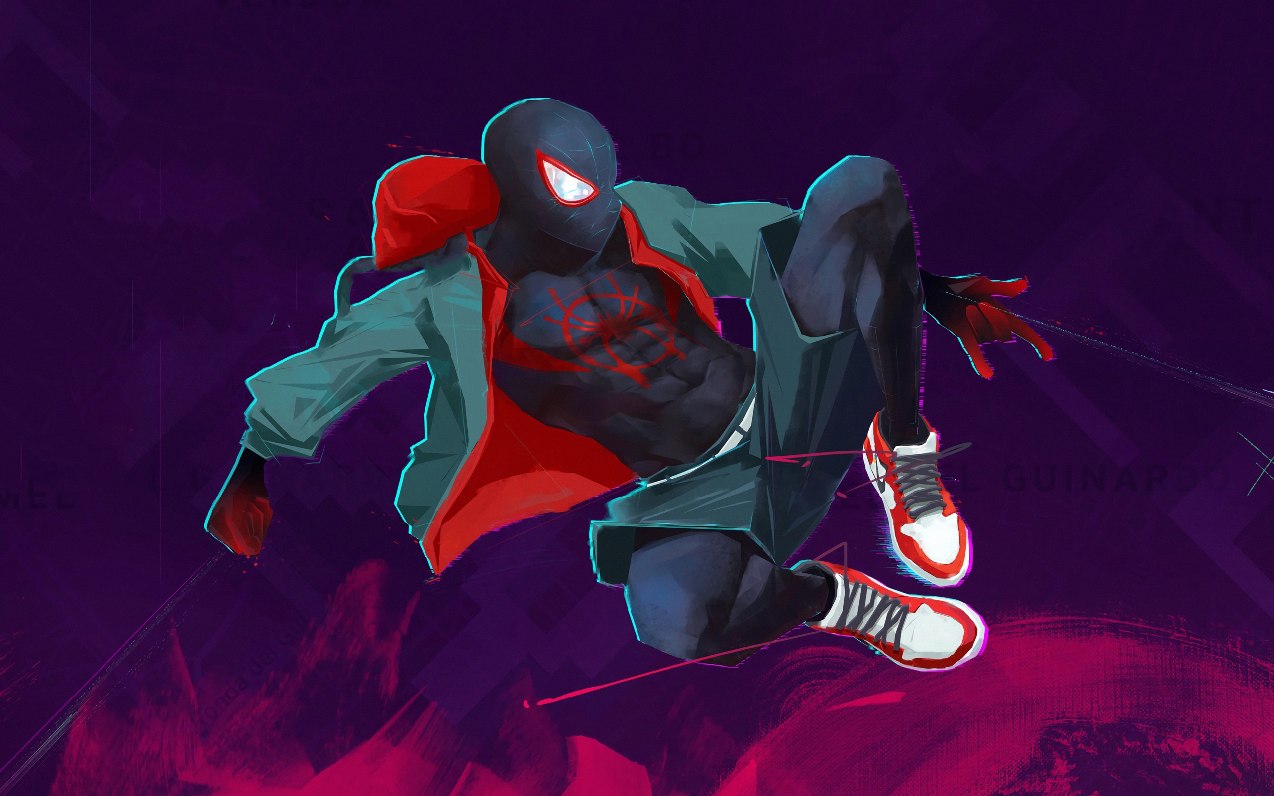 Miles Morales Cartoon Art Wallpapers