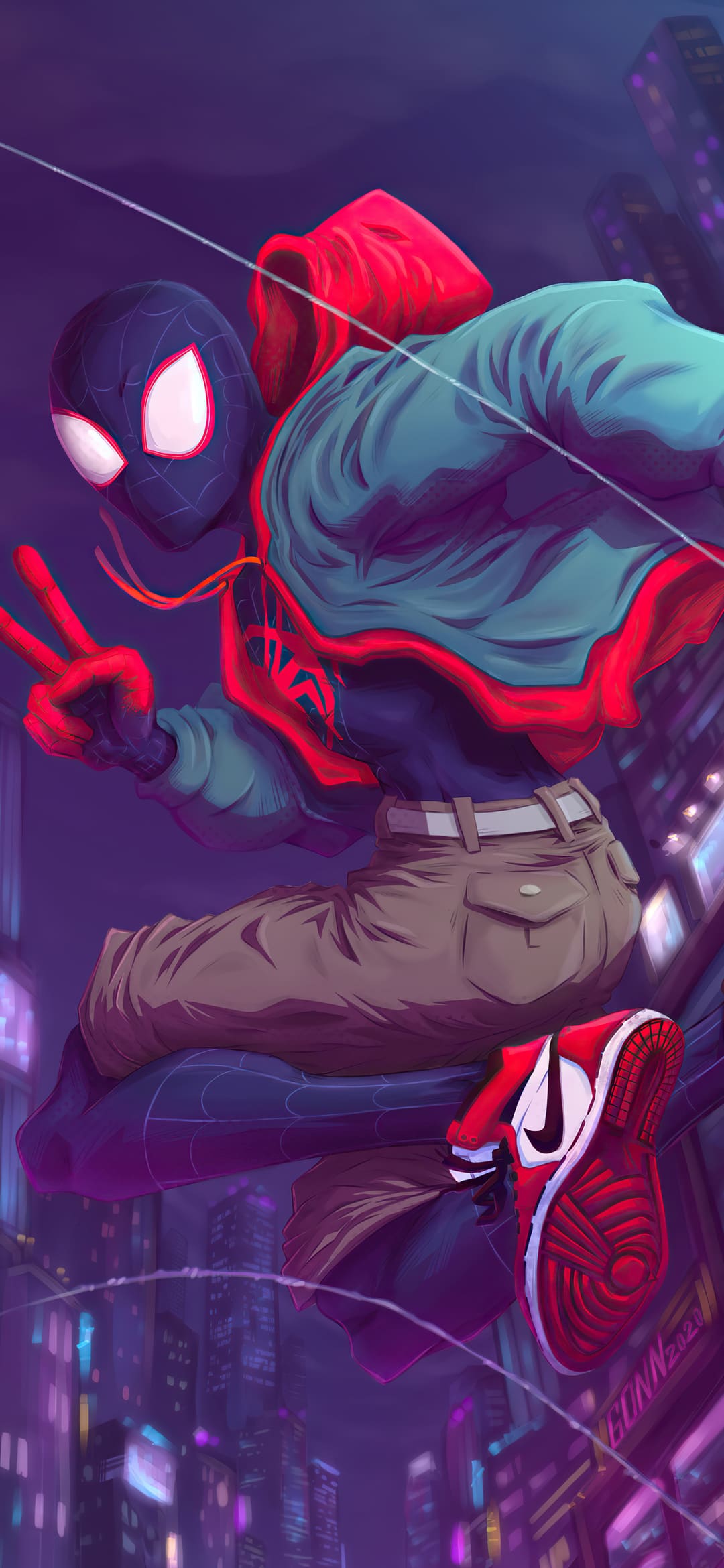 Miles Morales Cartoon Art Wallpapers