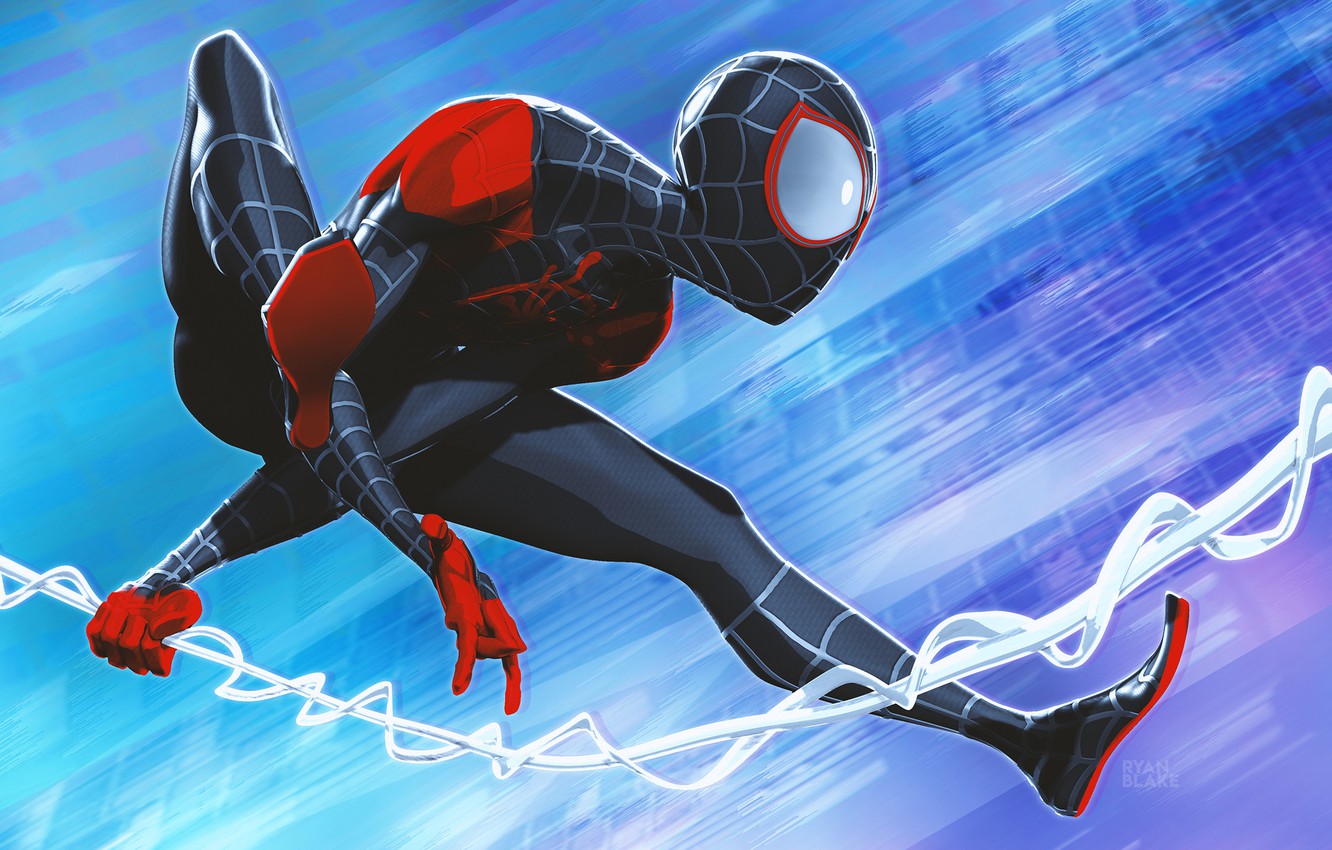 Miles Morales Cartoon Art Wallpapers