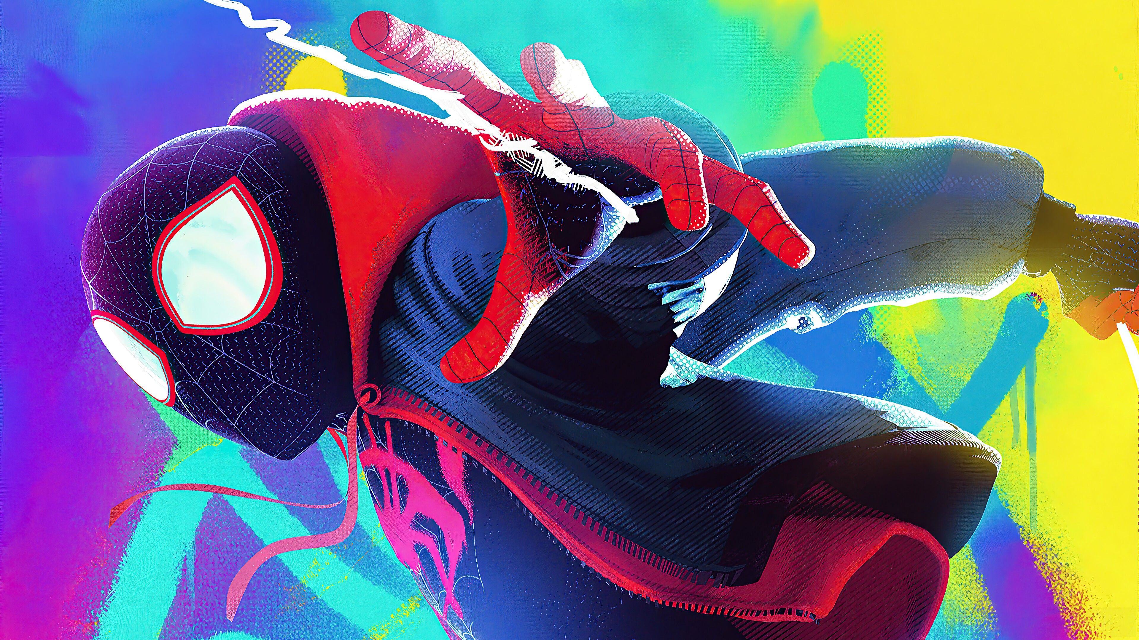 Miles Morales Cartoon Art Wallpapers