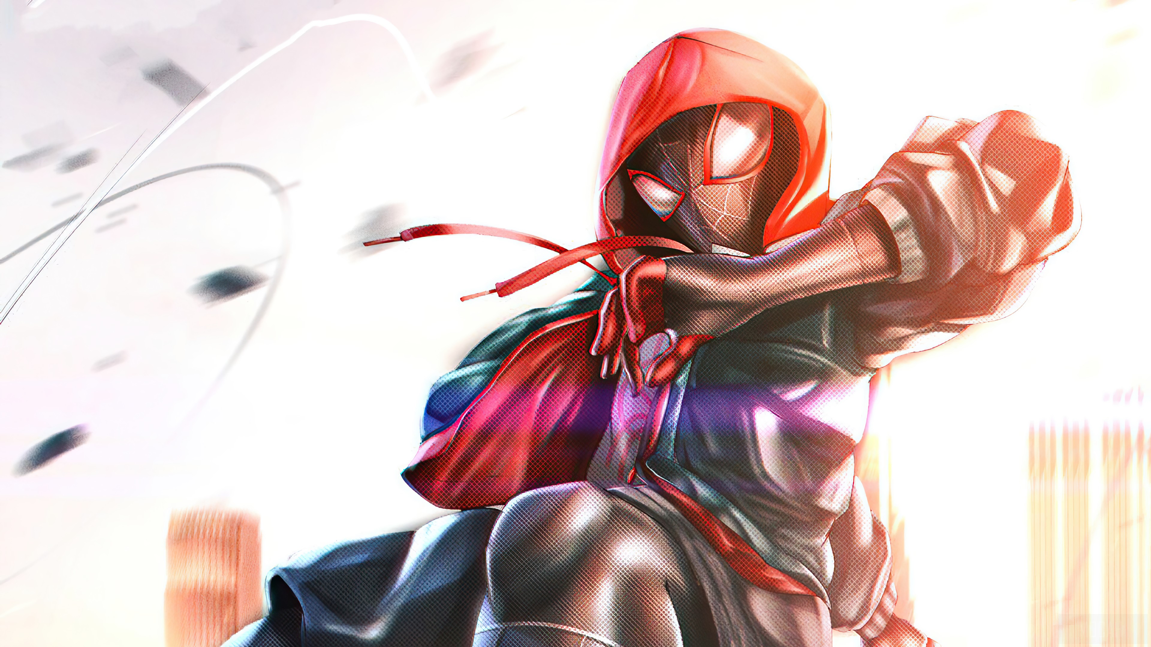 Miles Morales Cartoon Art Wallpapers