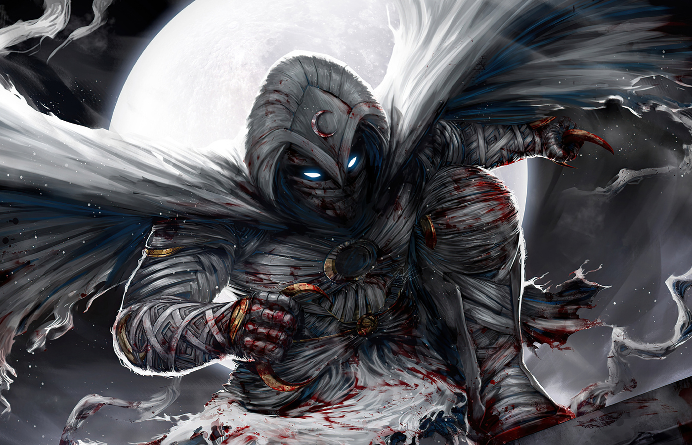 Moon Knight Marvel Comic Fanart Wallpapers