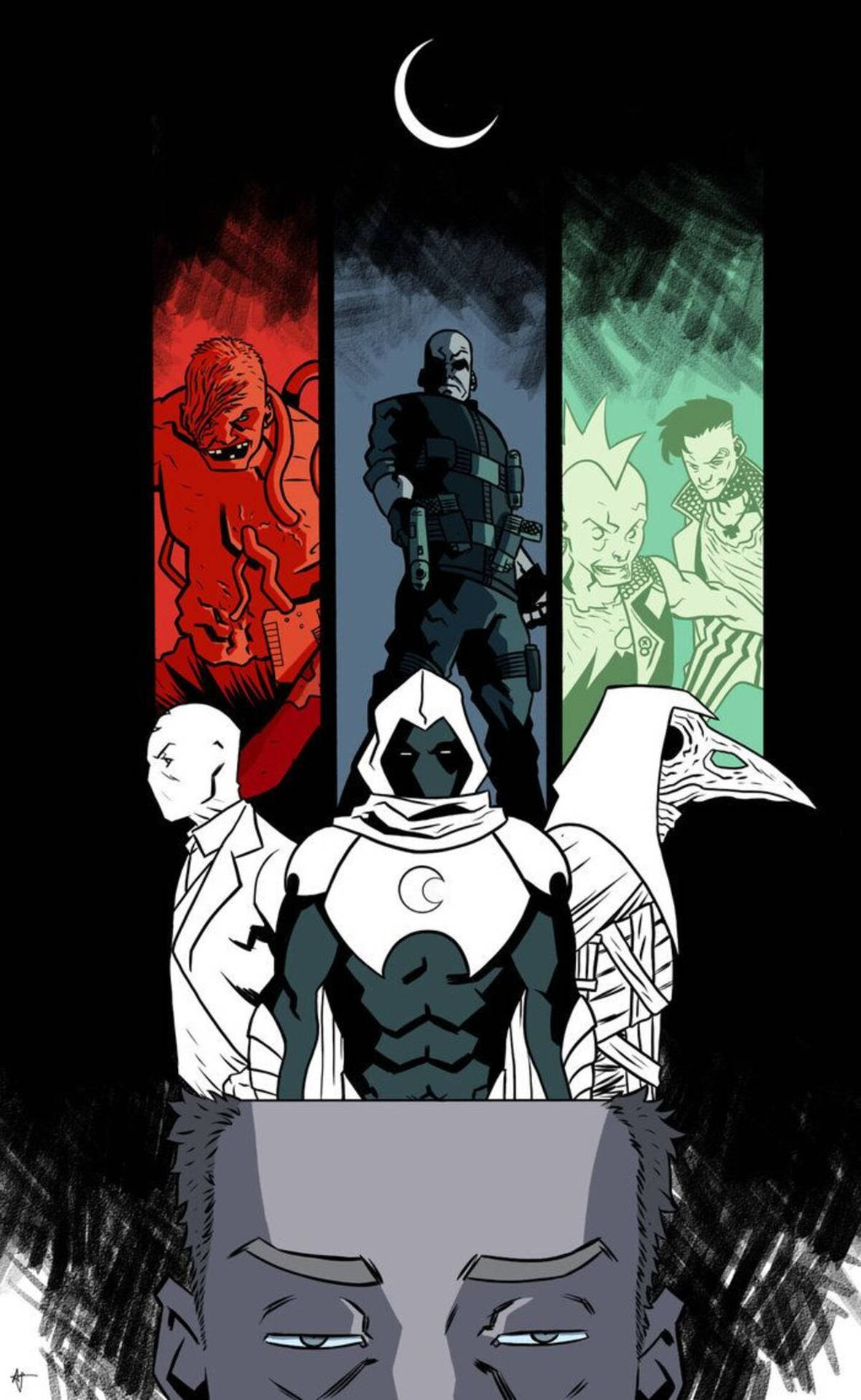 Moon Knight Superhero Digital Art Wallpapers