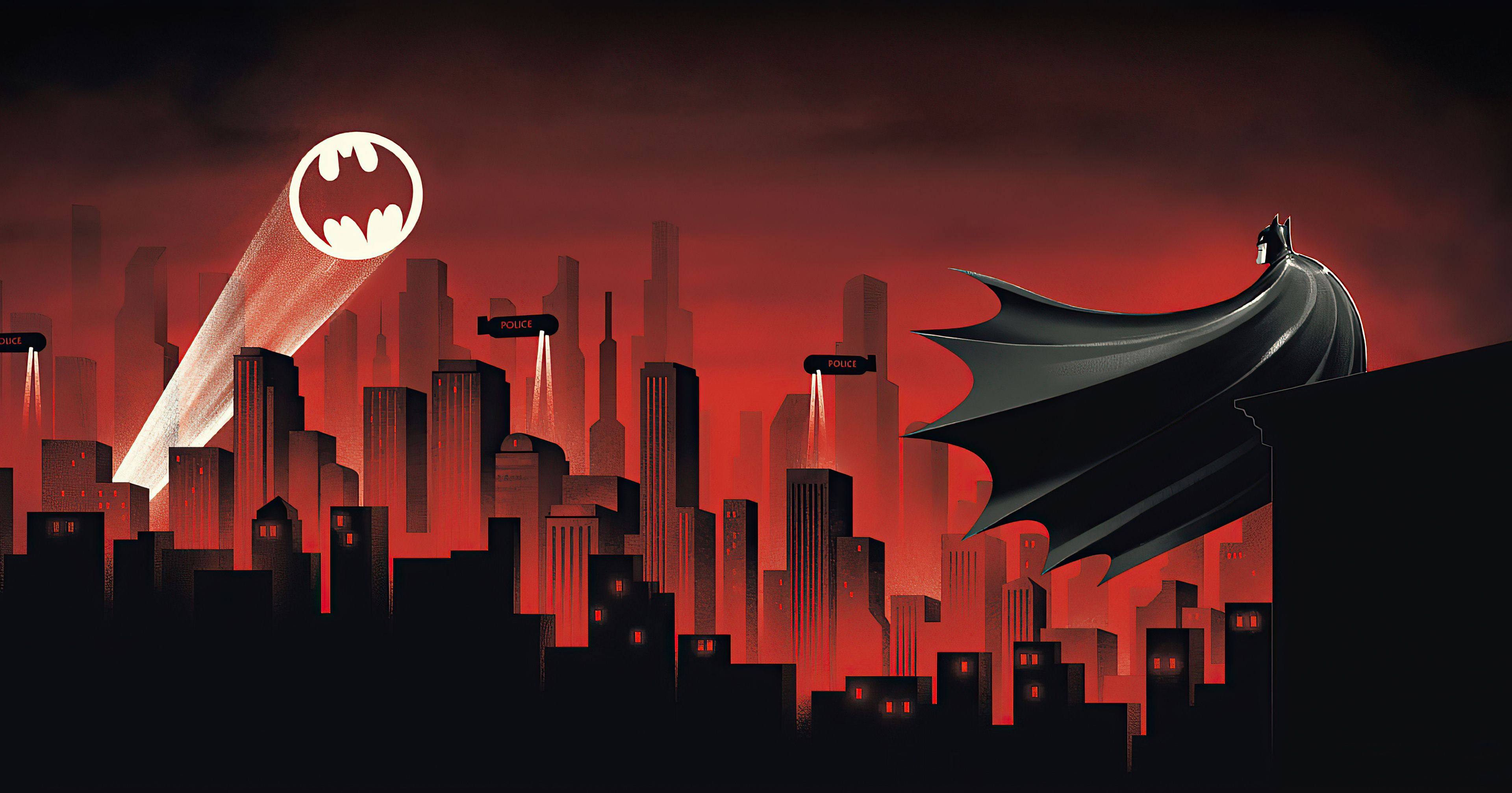 New Batman 4K Illustration Wallpapers