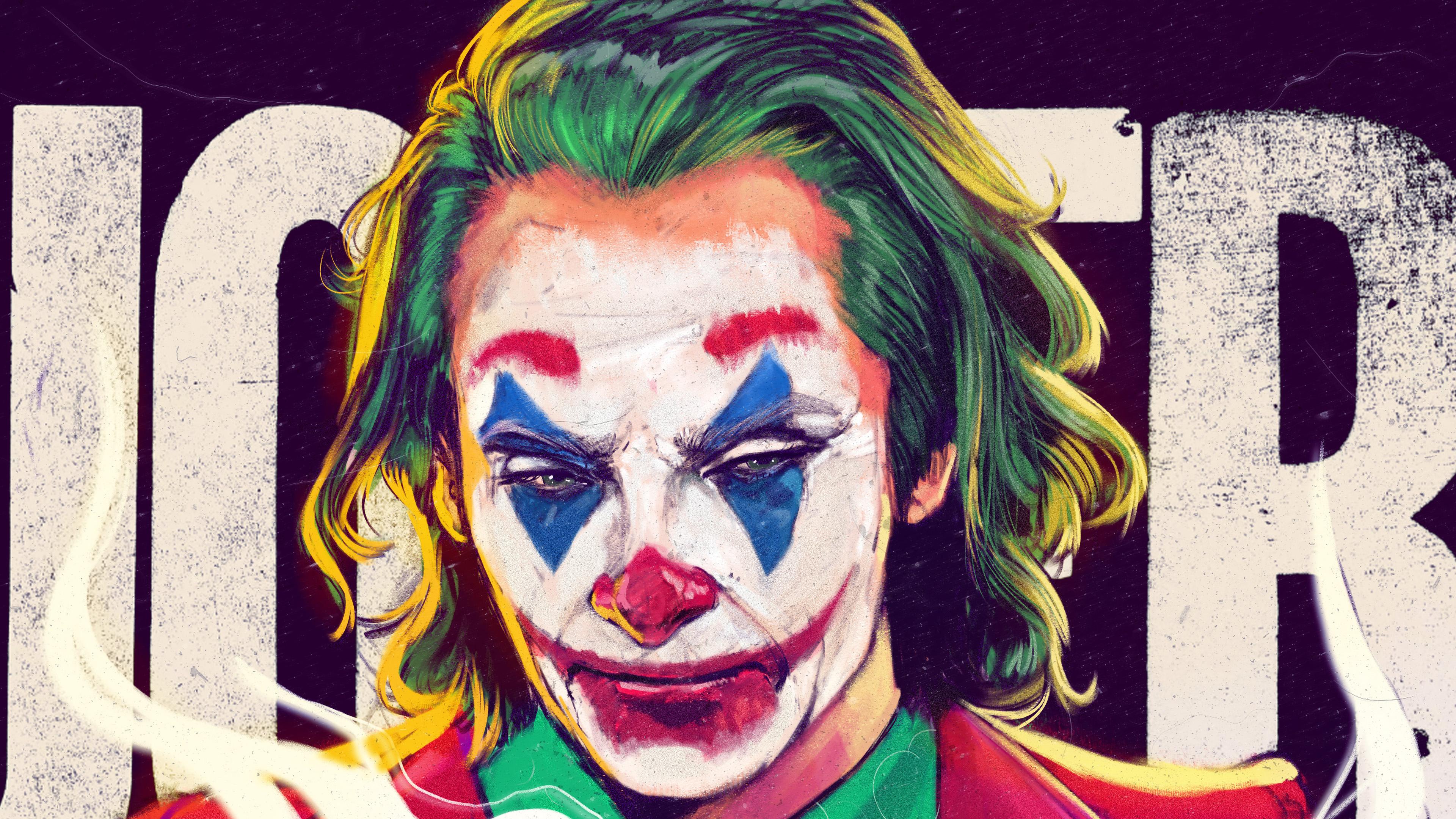 New Joaquin Phoenix Joker Art Wallpapers