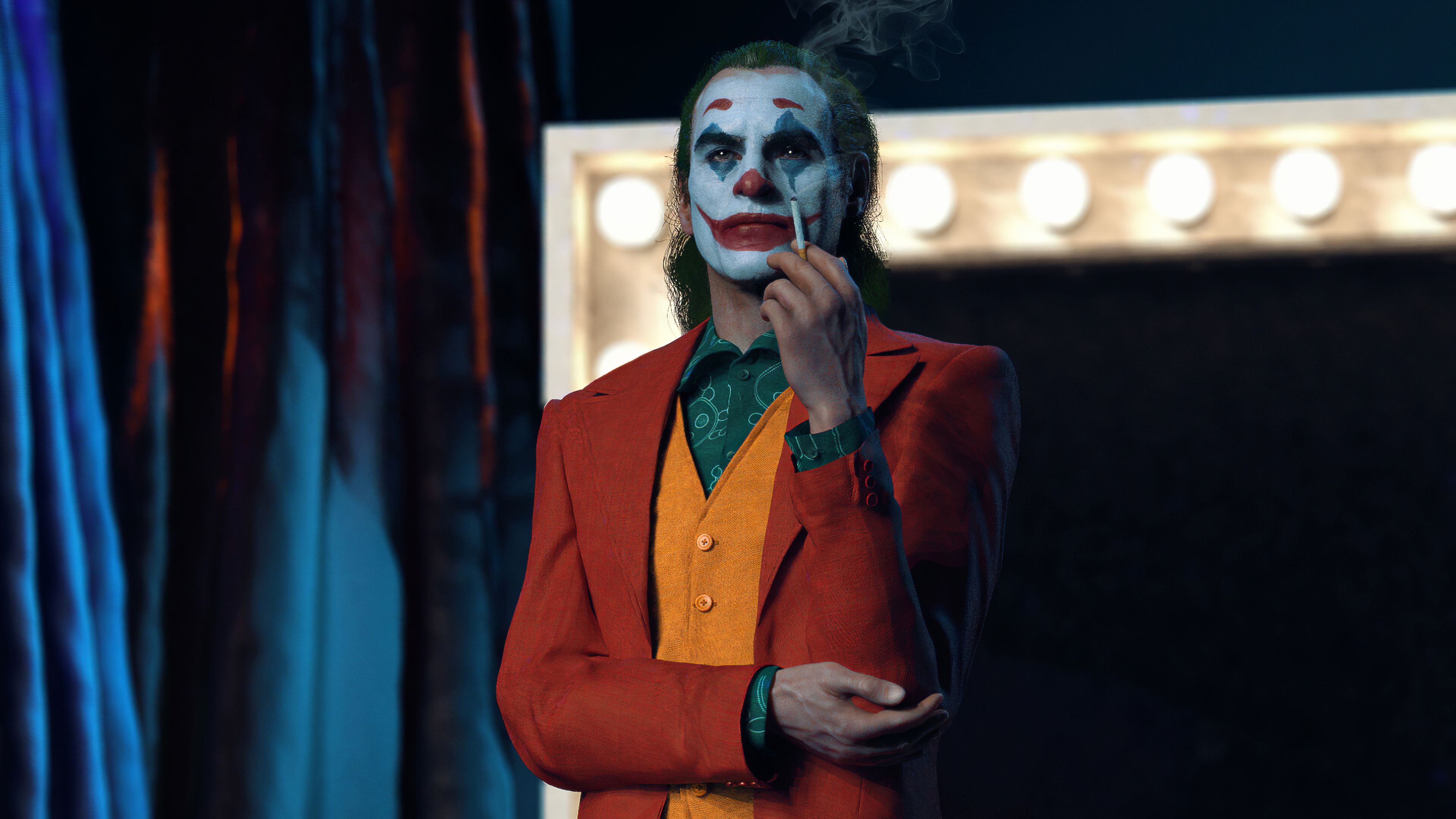 New Joaquin Phoenix Joker Art Wallpapers