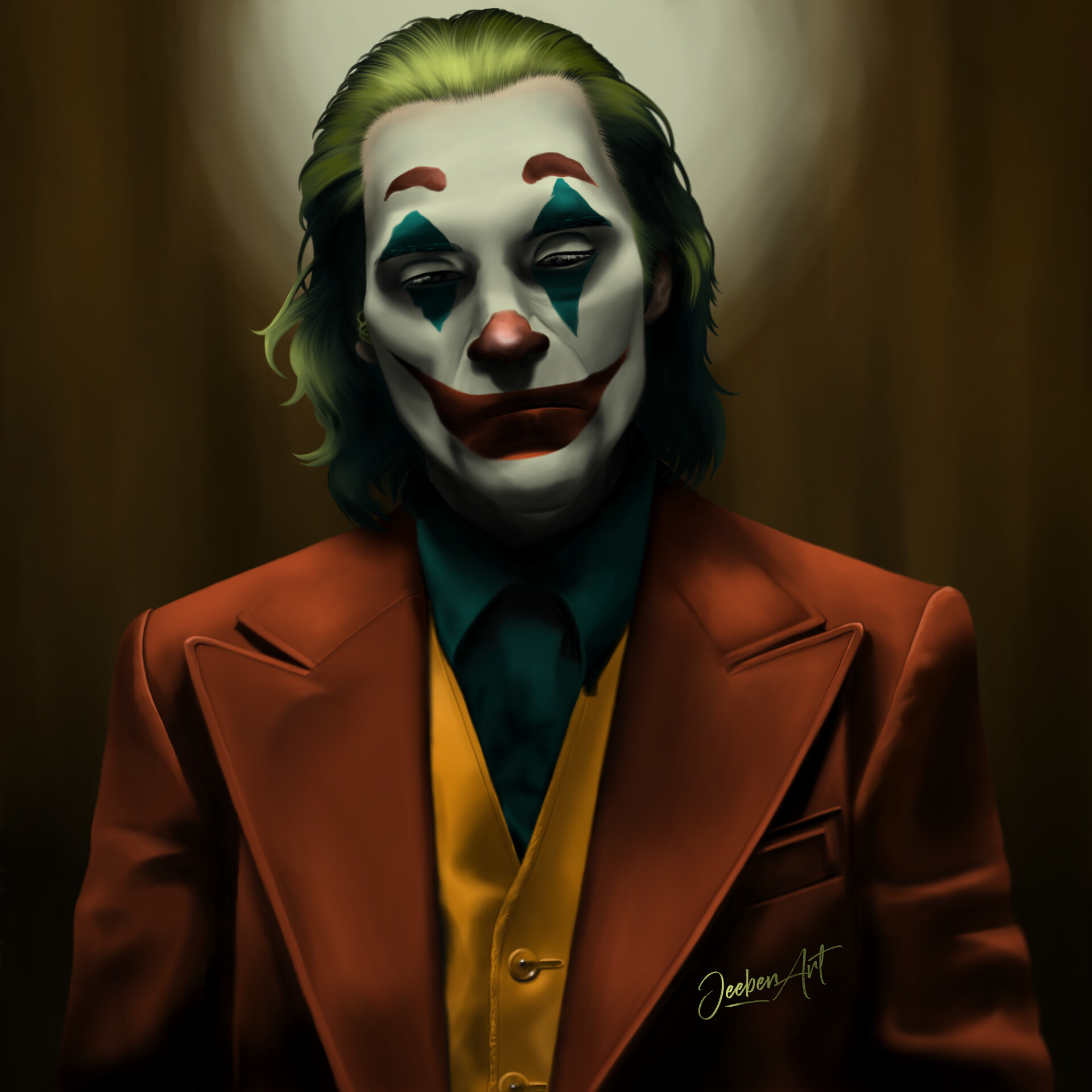 New Joaquin Phoenix Joker Art Wallpapers