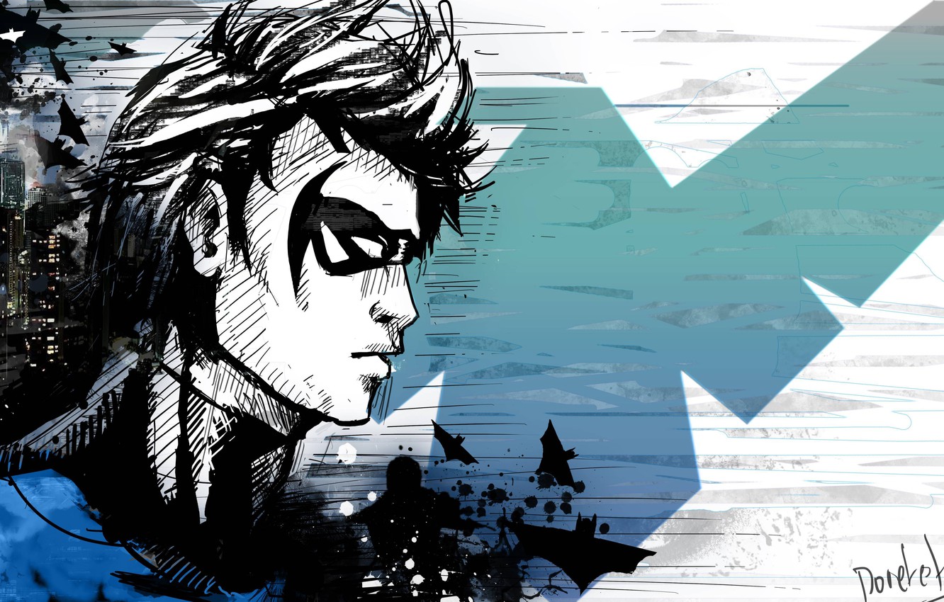 Nightwing Comic Digital Wallpapers