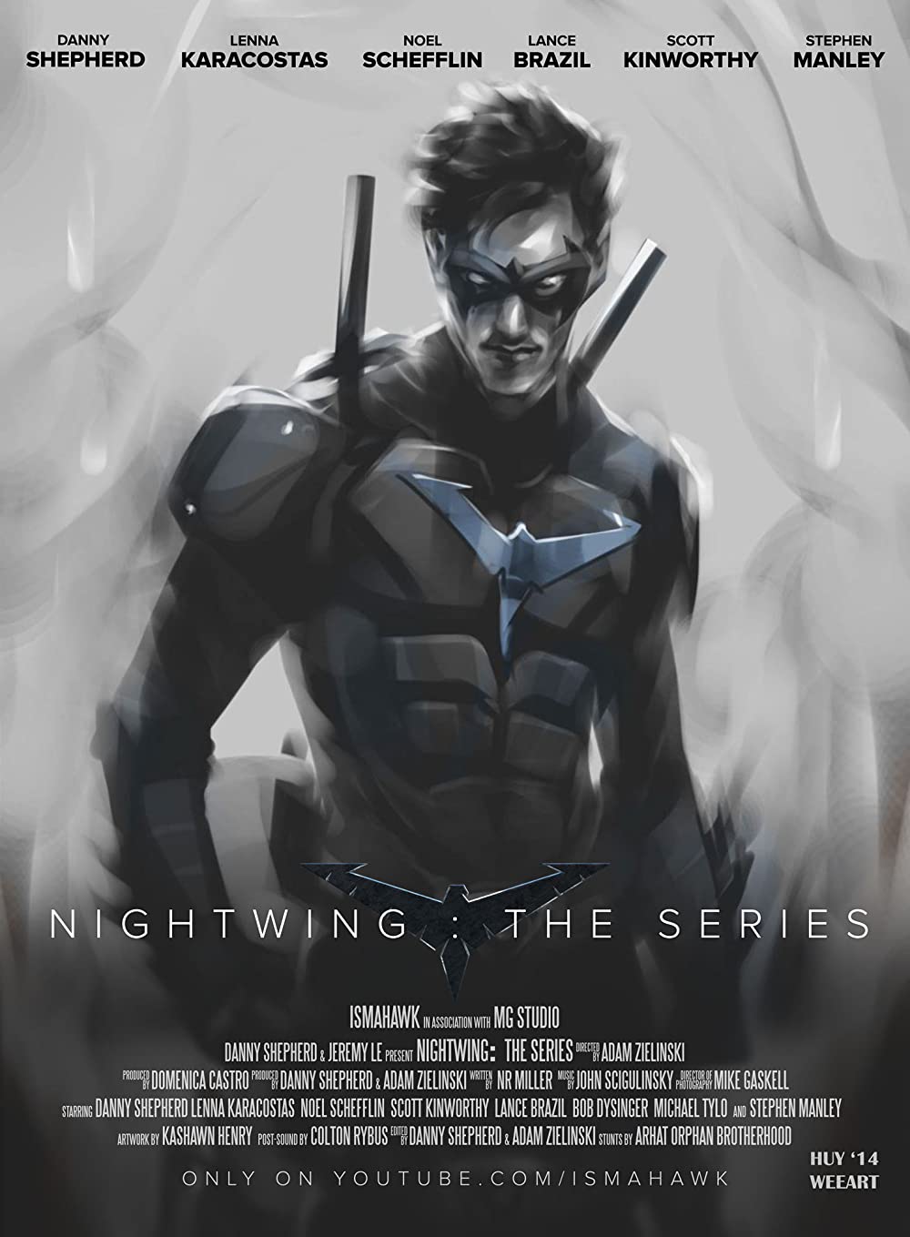 Nightwing Fighting Art Wallpapers