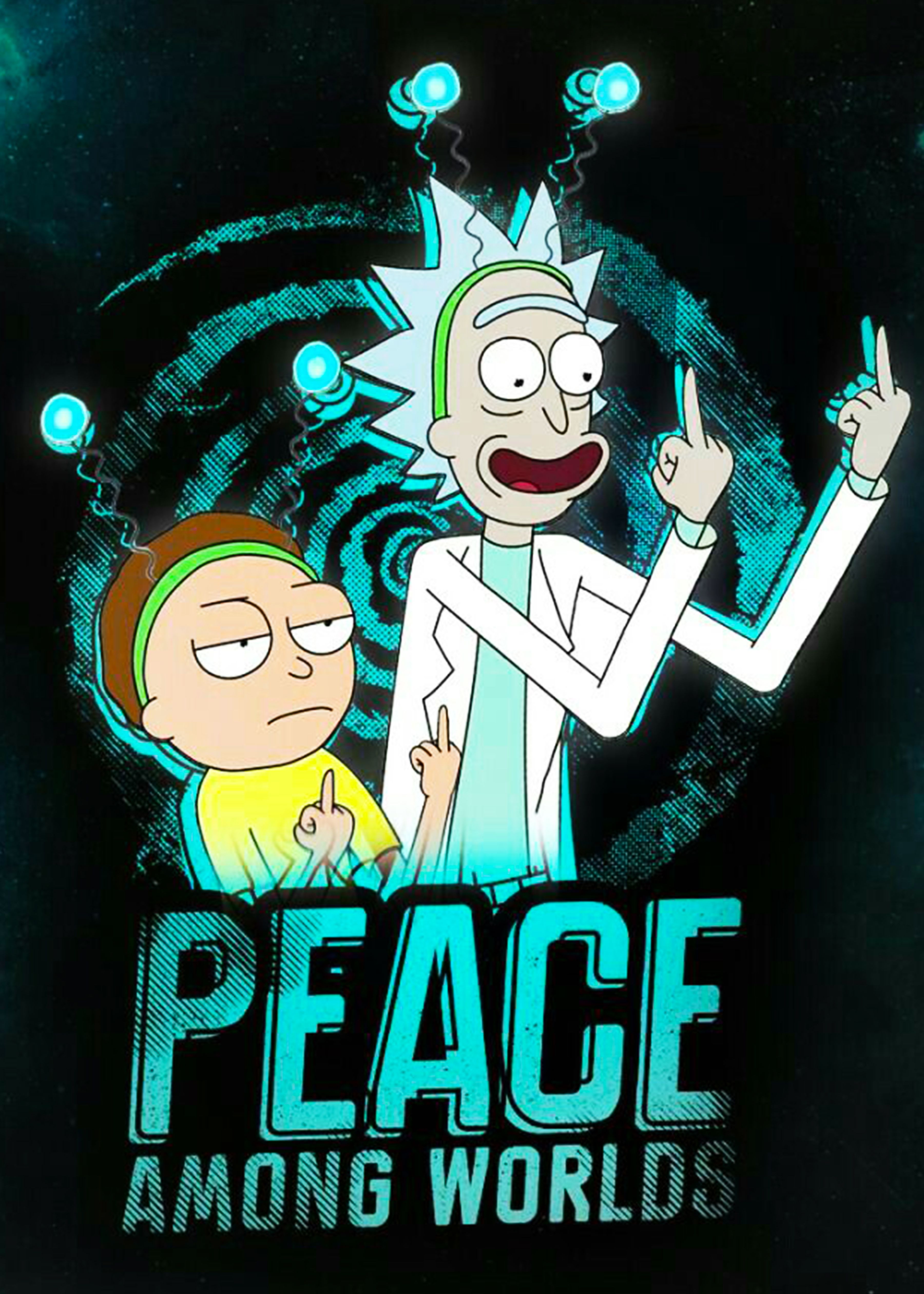 Peace Among Worlds Rick And Morty Wallpapers