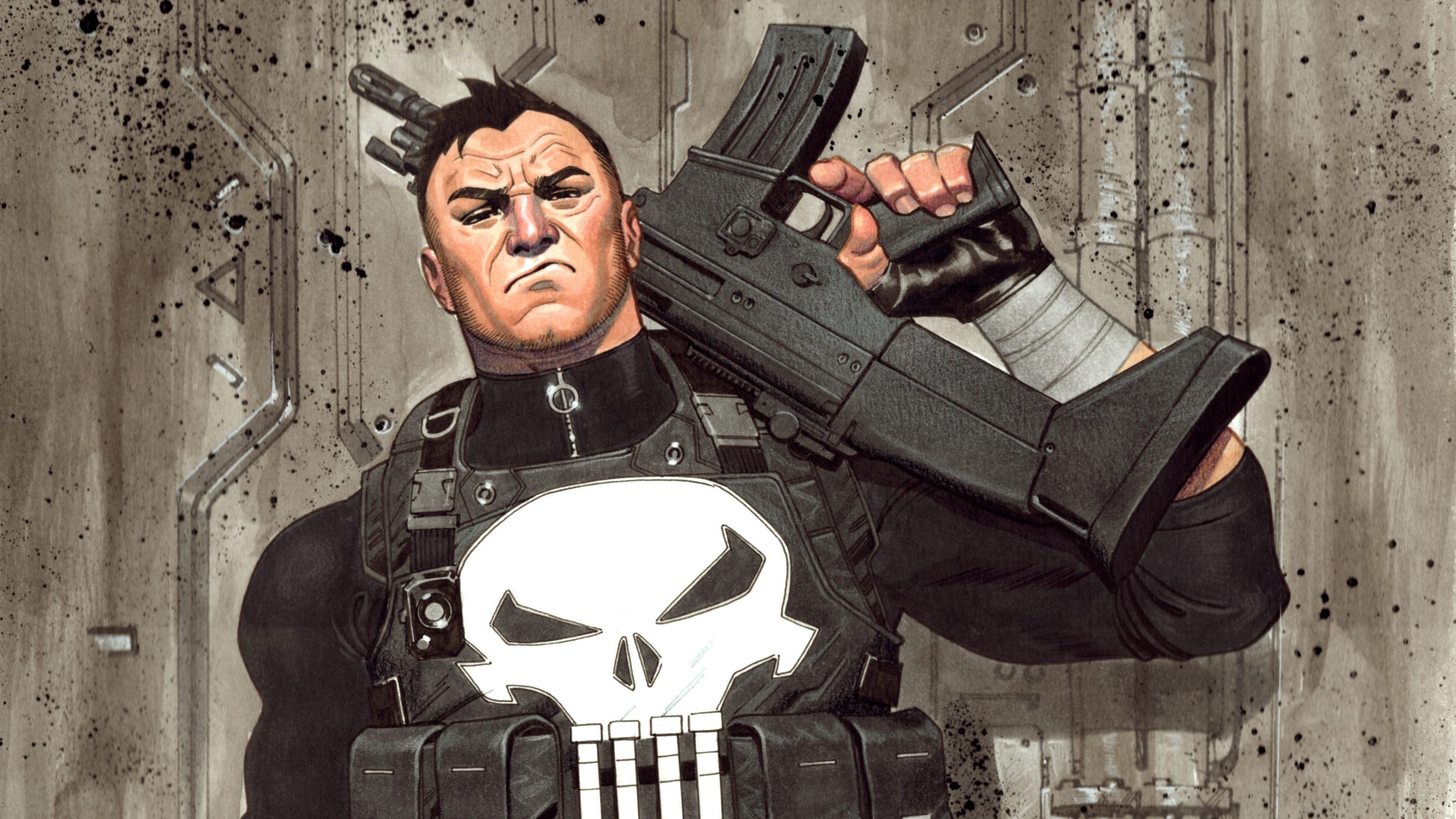 Punisher Comic Art Wallpapers