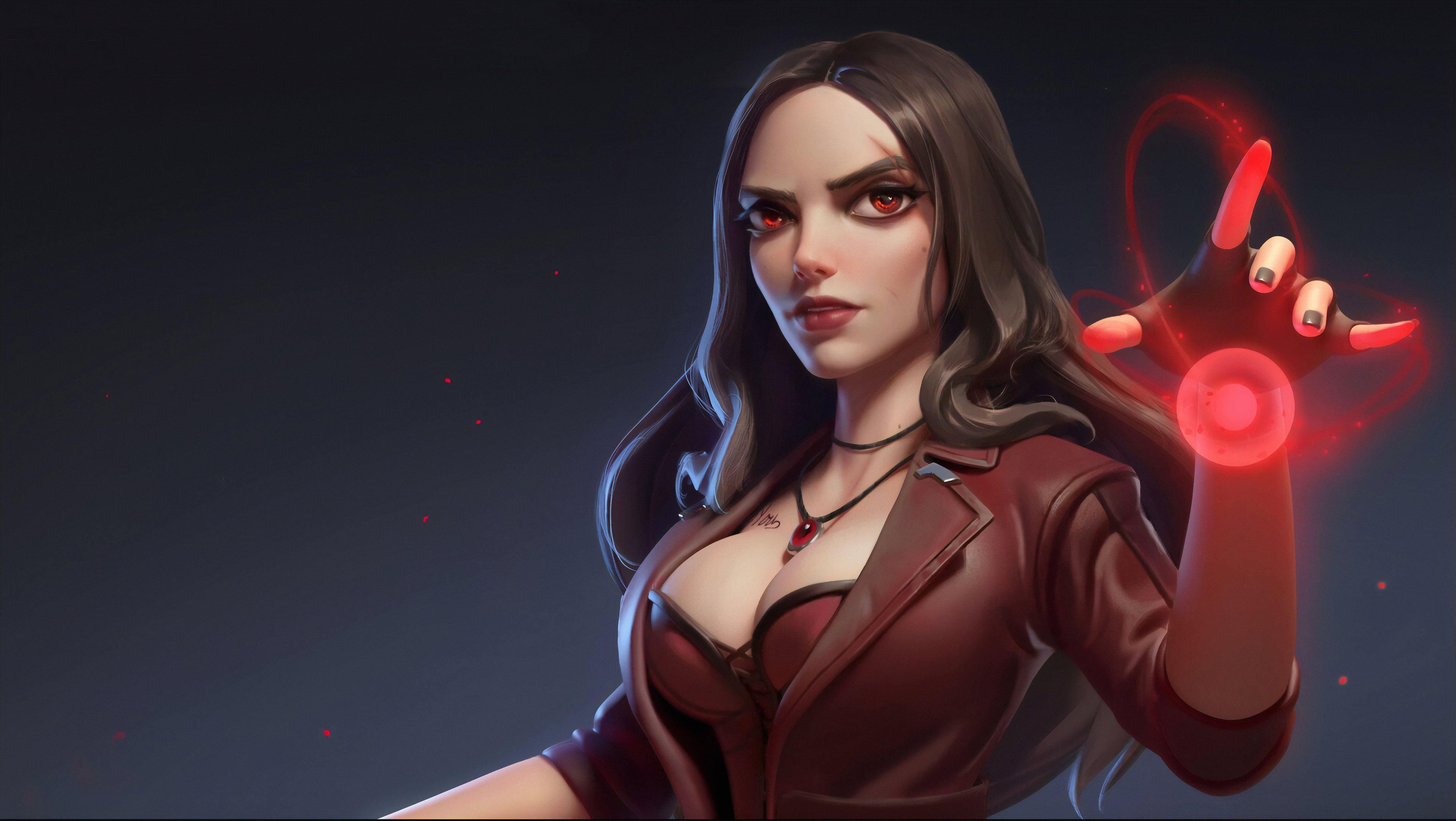 Scarlet Witch 4K Art Wallpapers