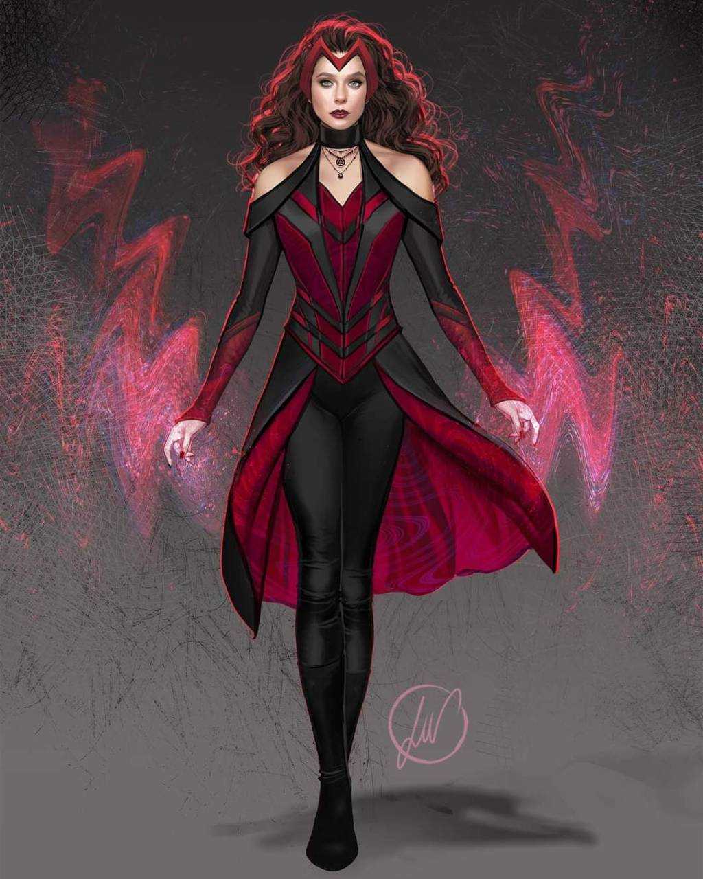 Scarlet Witch 4K Art Wallpapers