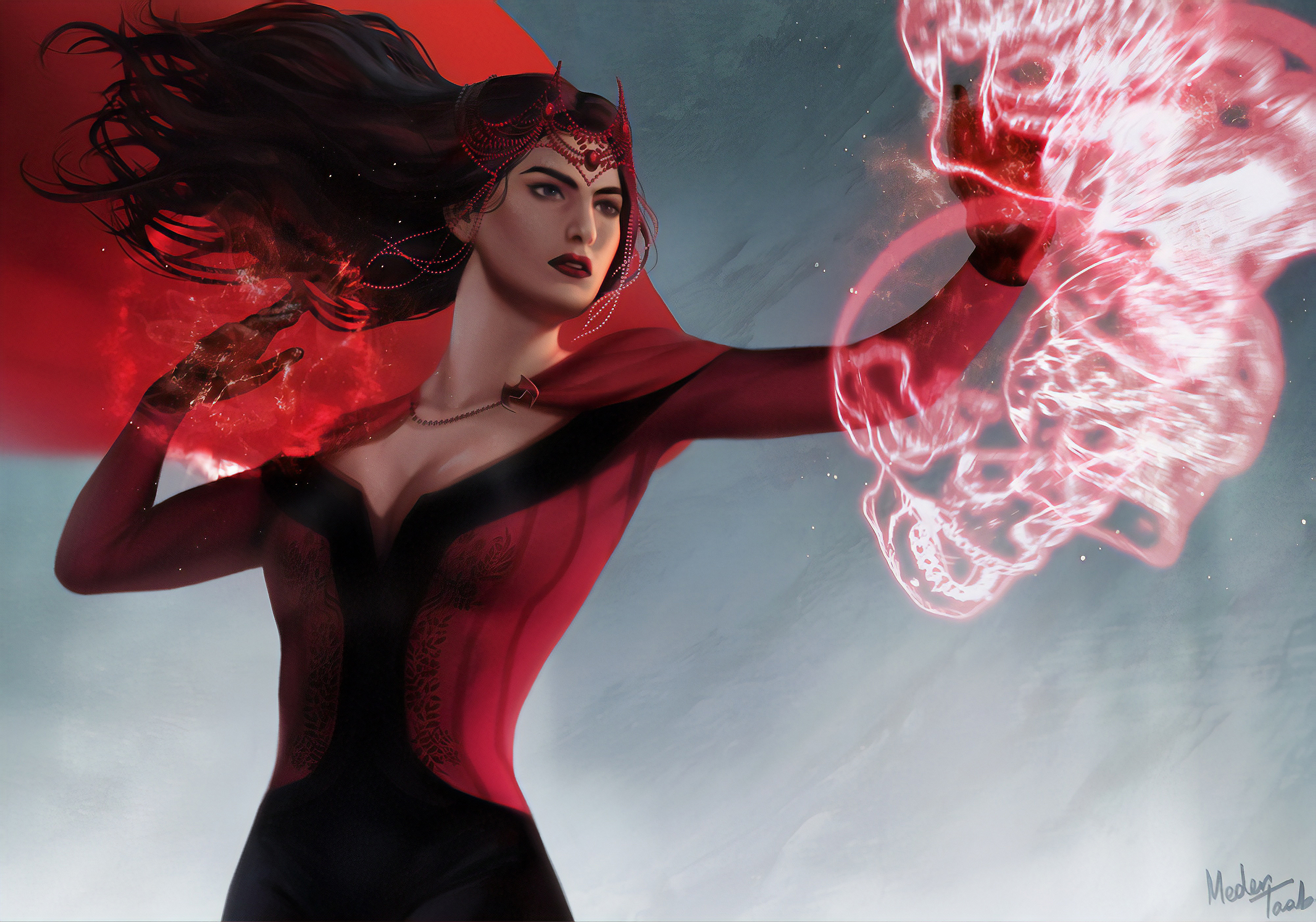 Scarlet Witch Full Power Mode Wallpapers