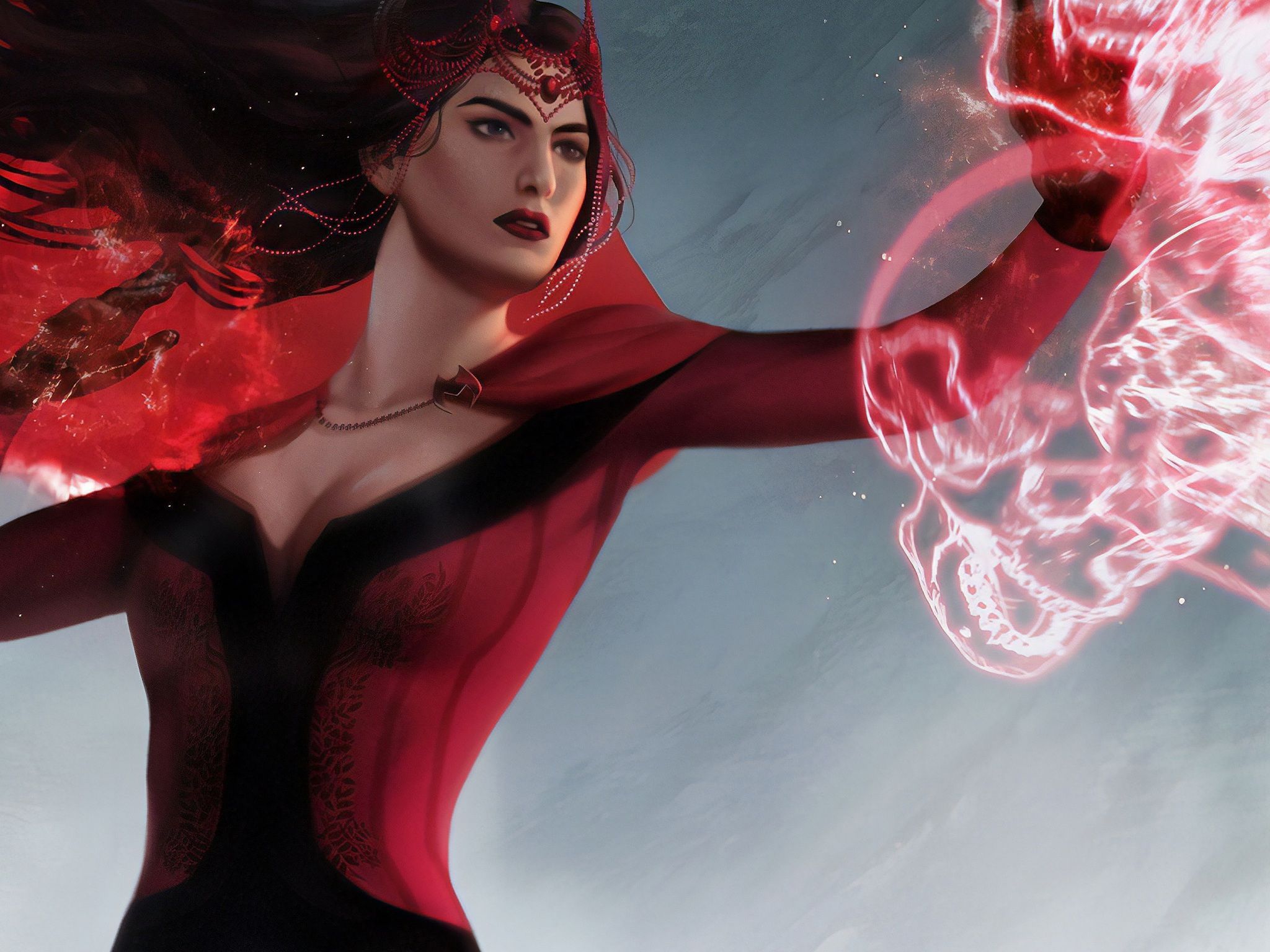 Scarlet Witch Marvel Cool Art Wallpapers