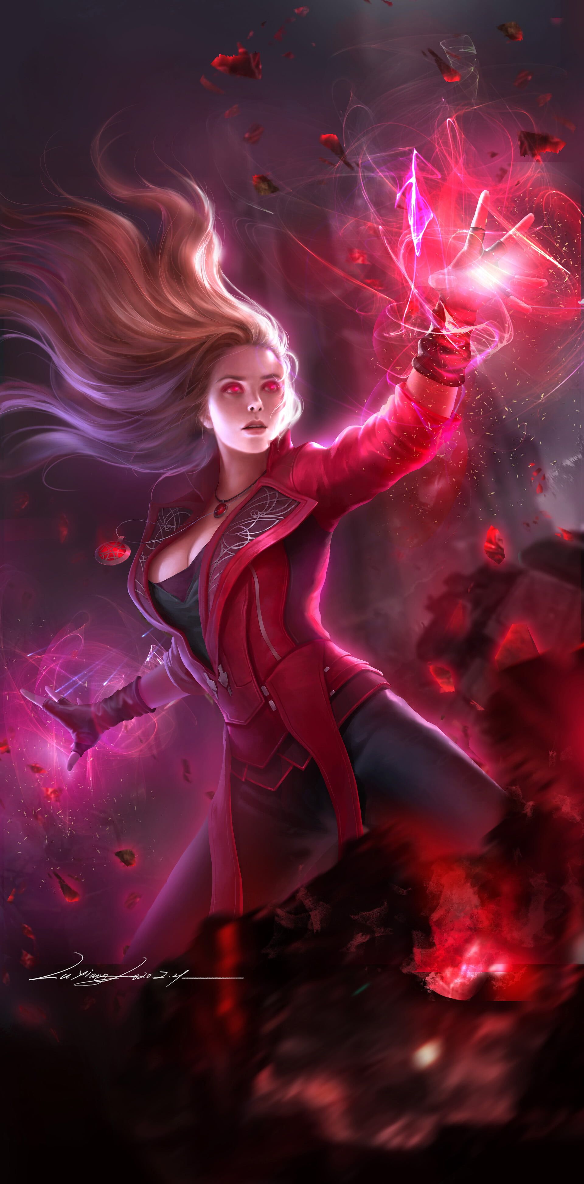 Scarlet Witch Wanda Vision Full Power Wallpapers