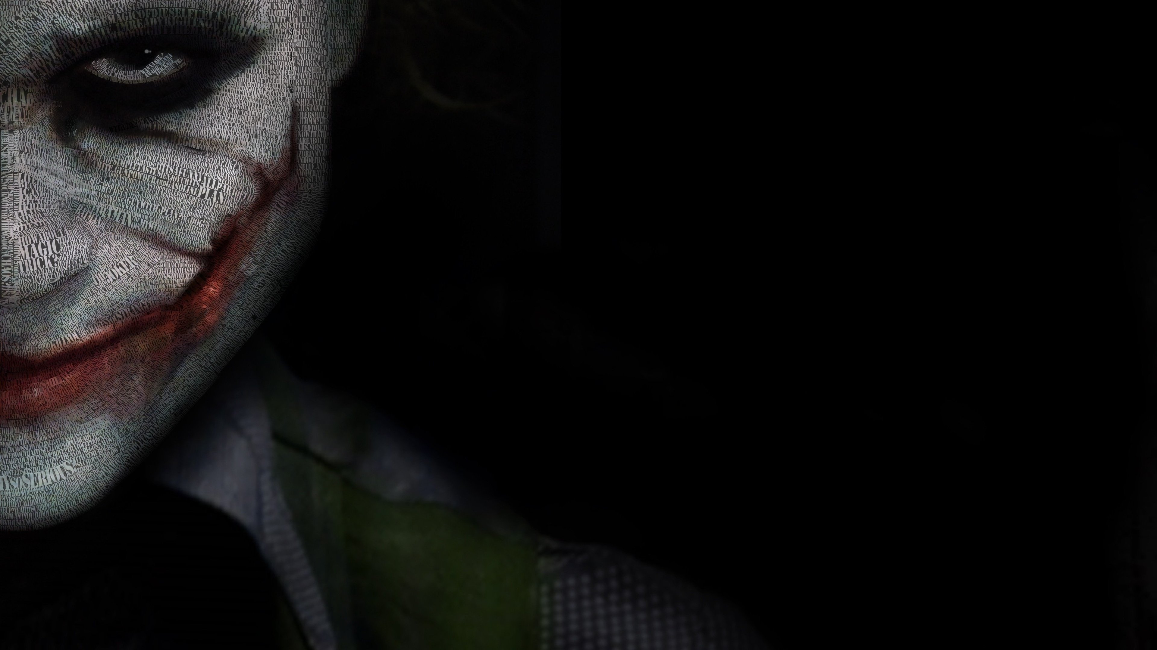 Scary Joker Minimal 4K Wallpapers