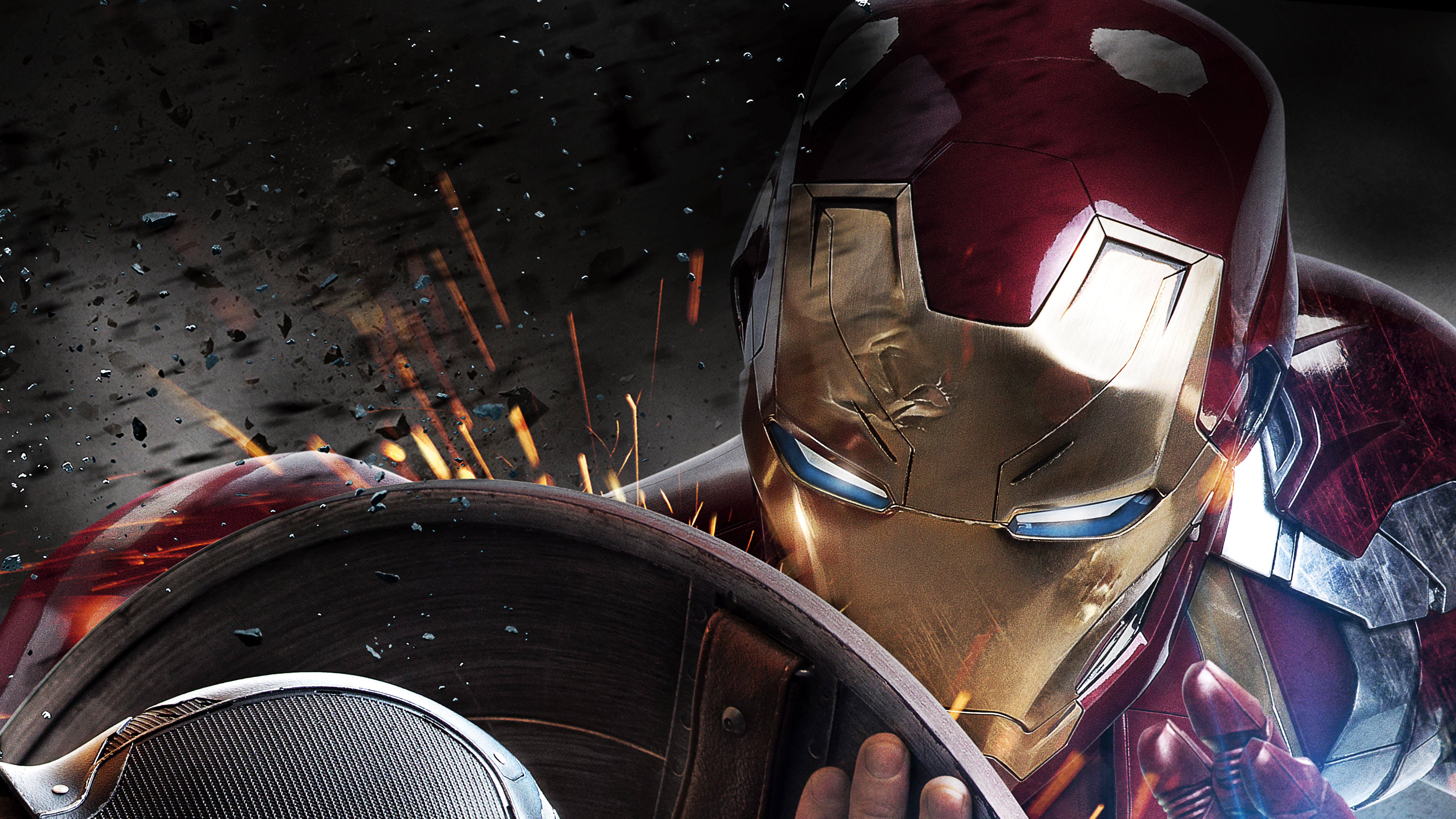 Silver Iron Man Suit 4K Wallpapers