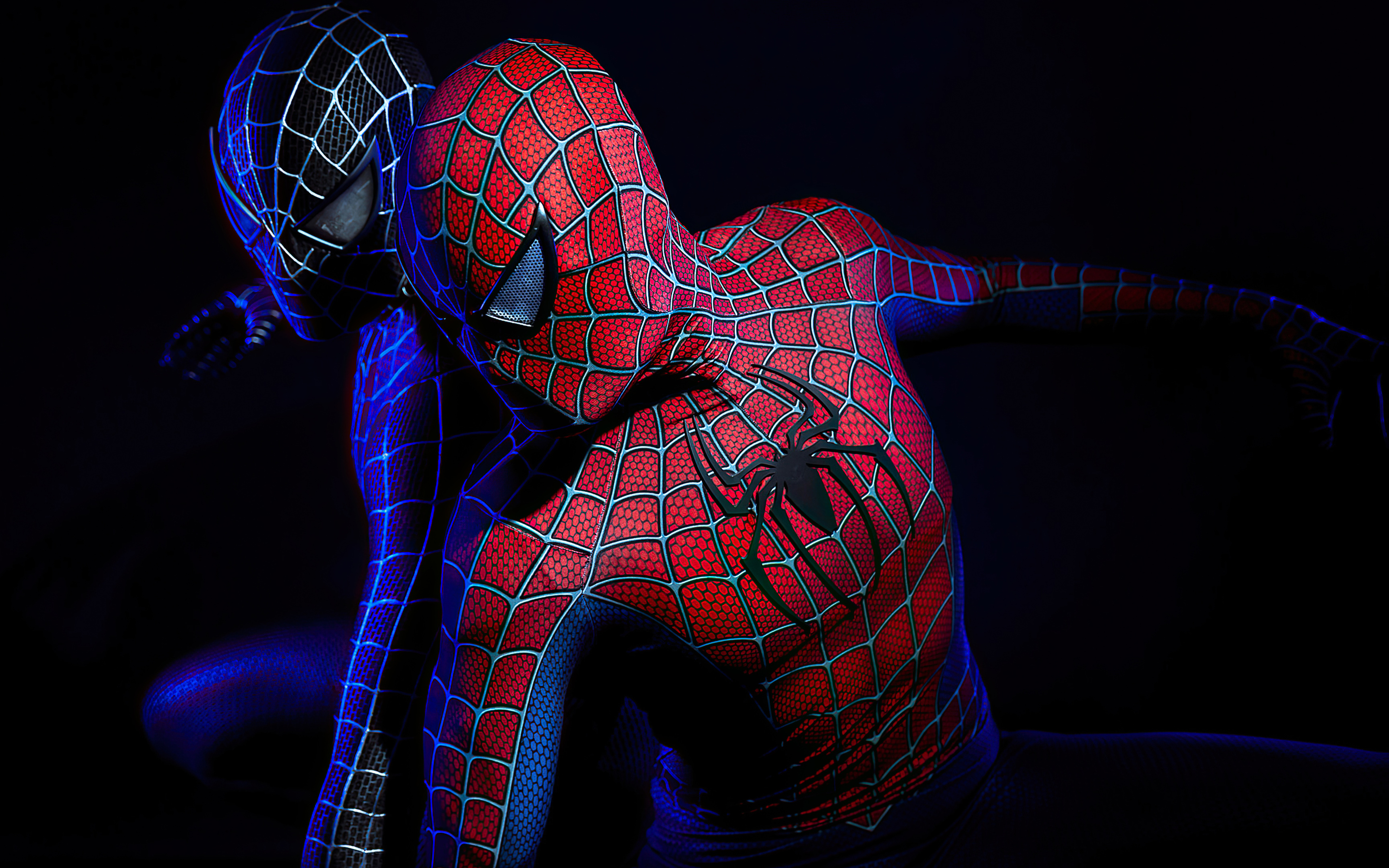 Spider Man Red And Black Suit Art Wallpapers