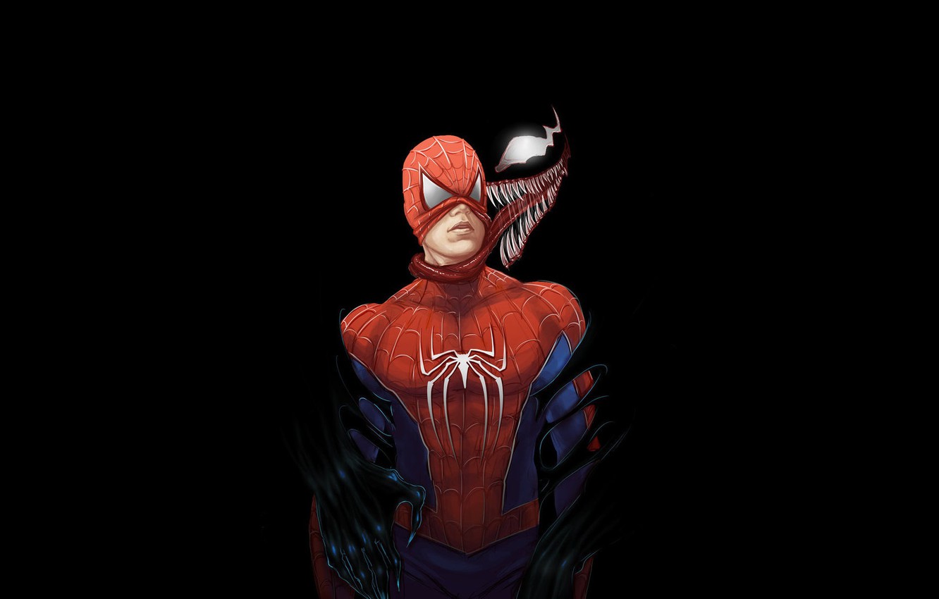 Spider Man Red And Black Suit Art Wallpapers