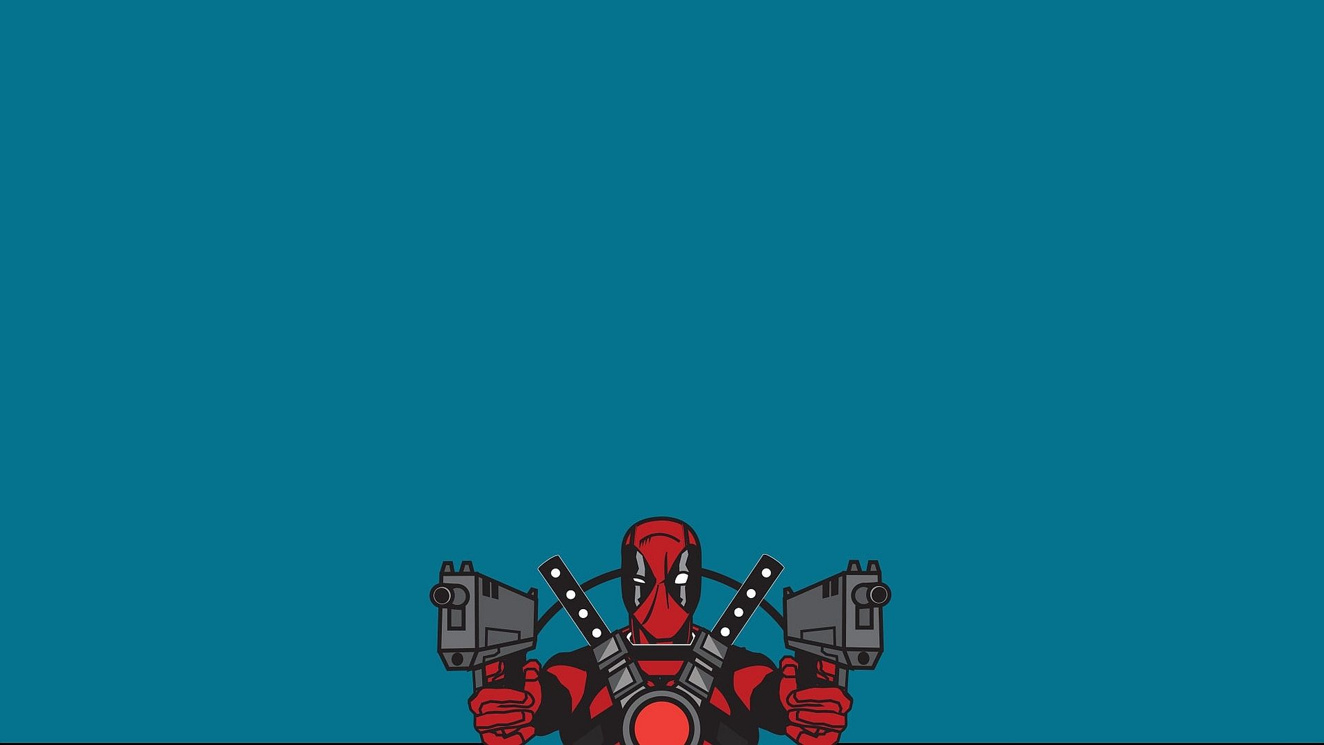 Spooky Minimal Deadpool Wallpapers