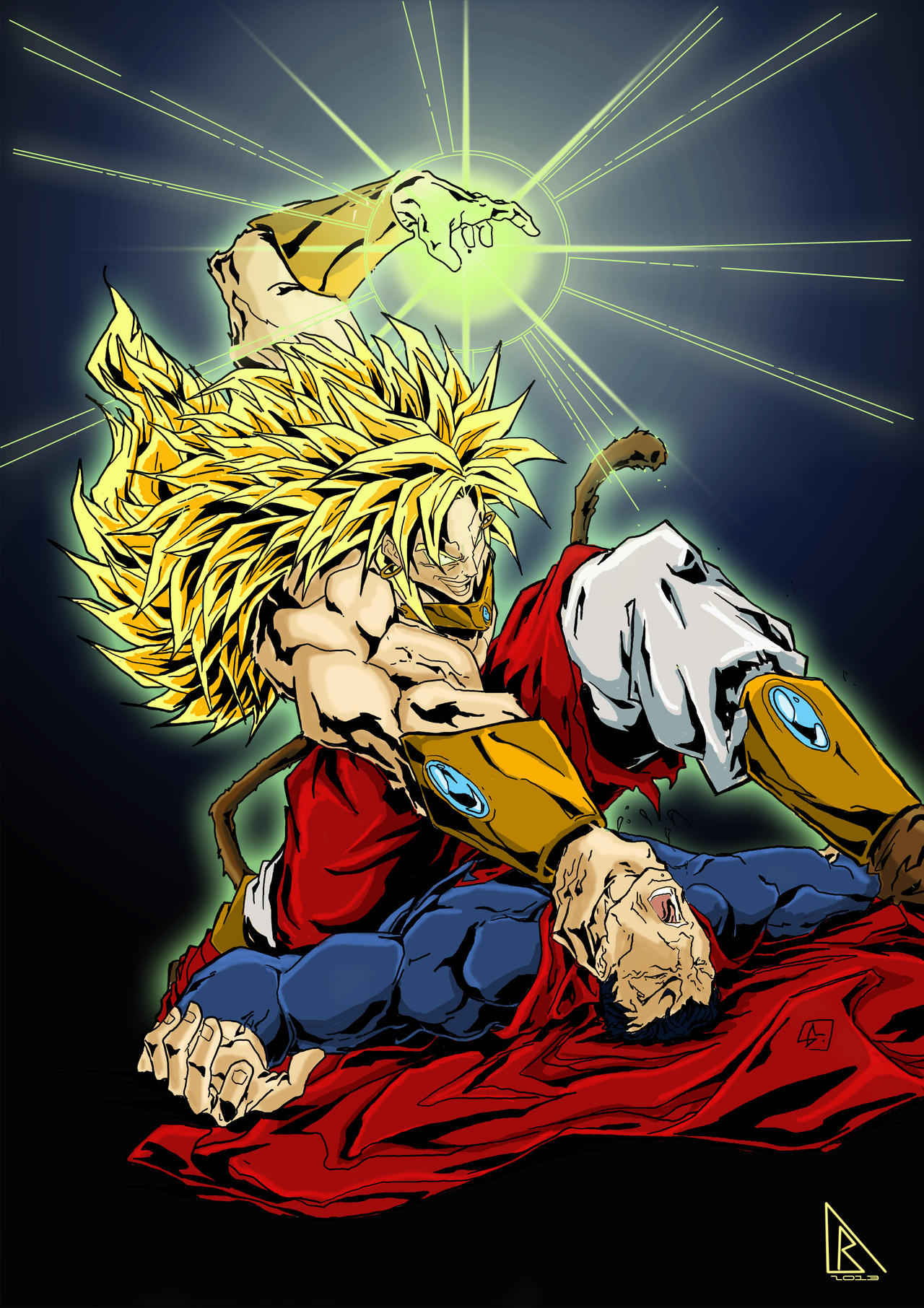 Superman Vs Broly Wallpapers