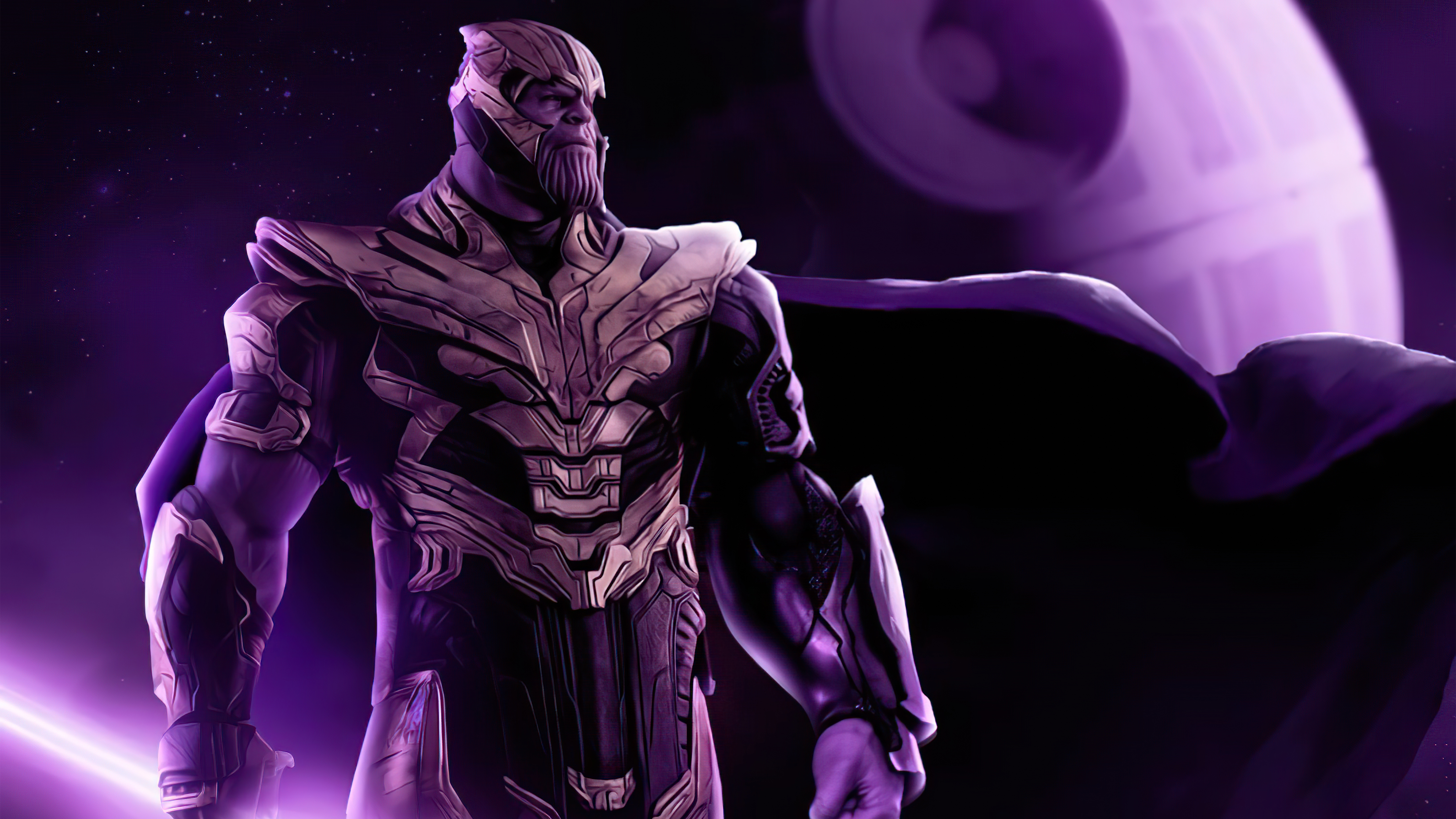Thanos Dark Minimal 4K 2020 Wallpapers