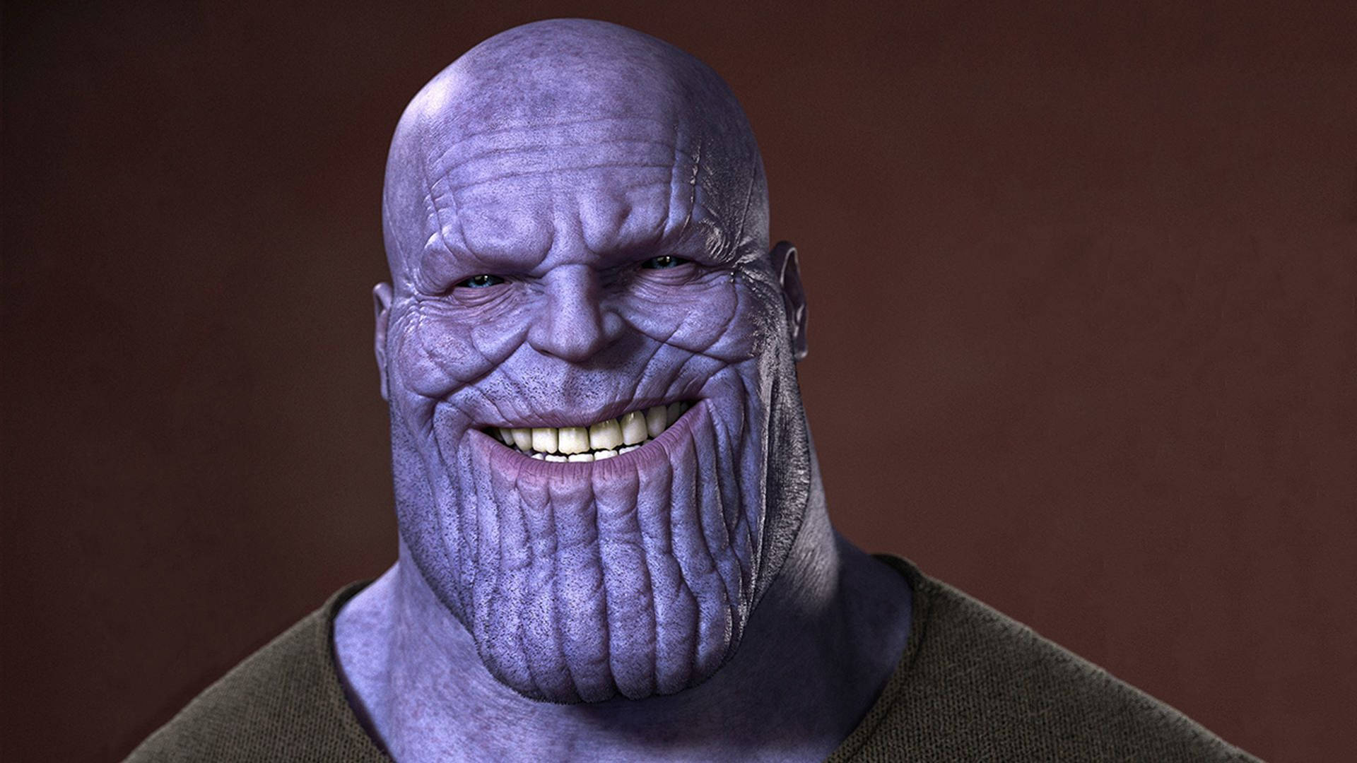 Thanos Face Minimal 4K Wallpapers