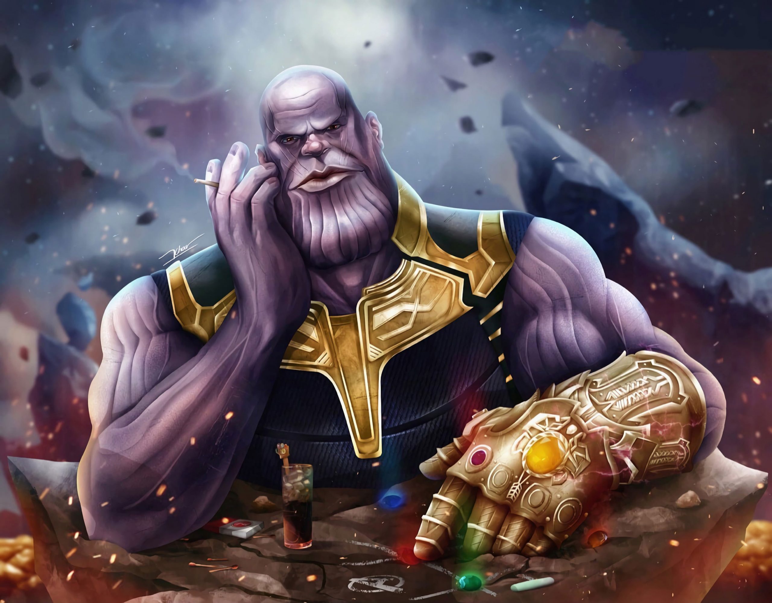 Thanos New Illustration Wallpapers