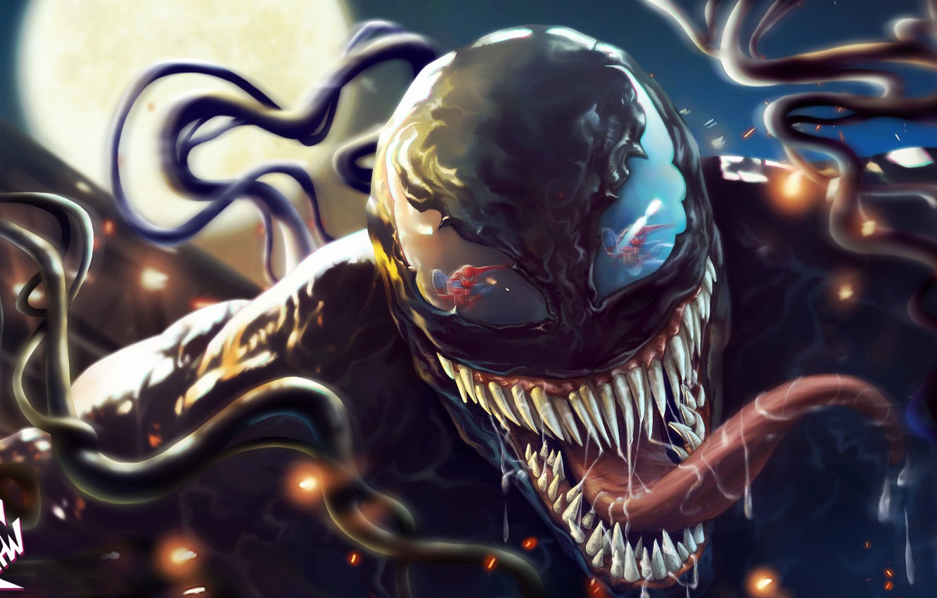 Venom Marvel Comic Art Wallpapers