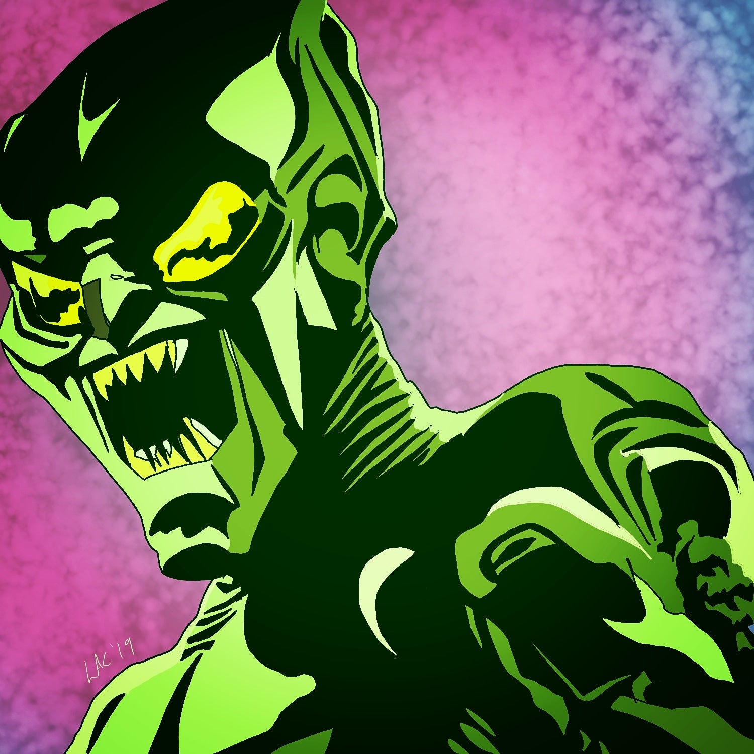 Willem Dafoe As Green Goblin Art No Way Home Minimal Wallpapers