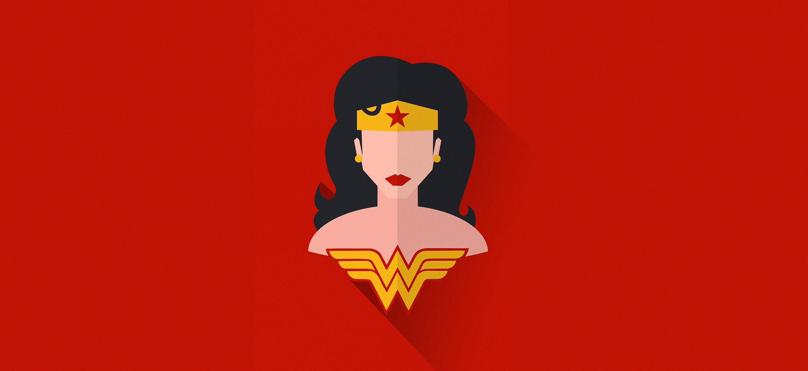 Wonder Woman 5K Minimalist Wallpapers