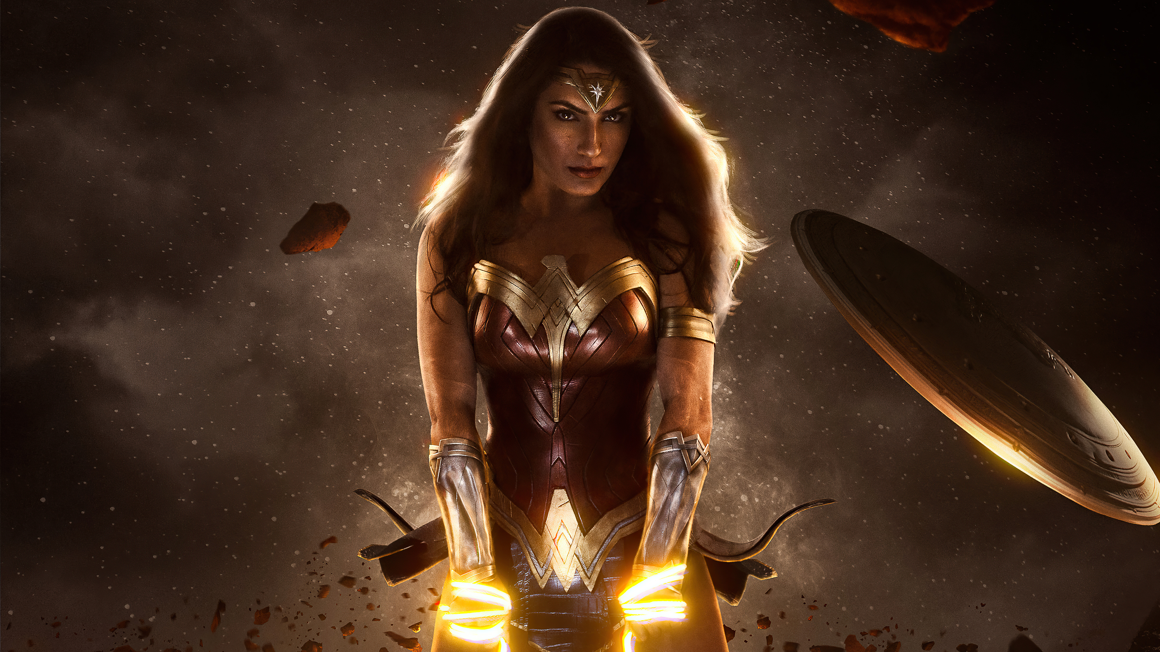 Wonder Woman 8K Minimalist Wallpapers