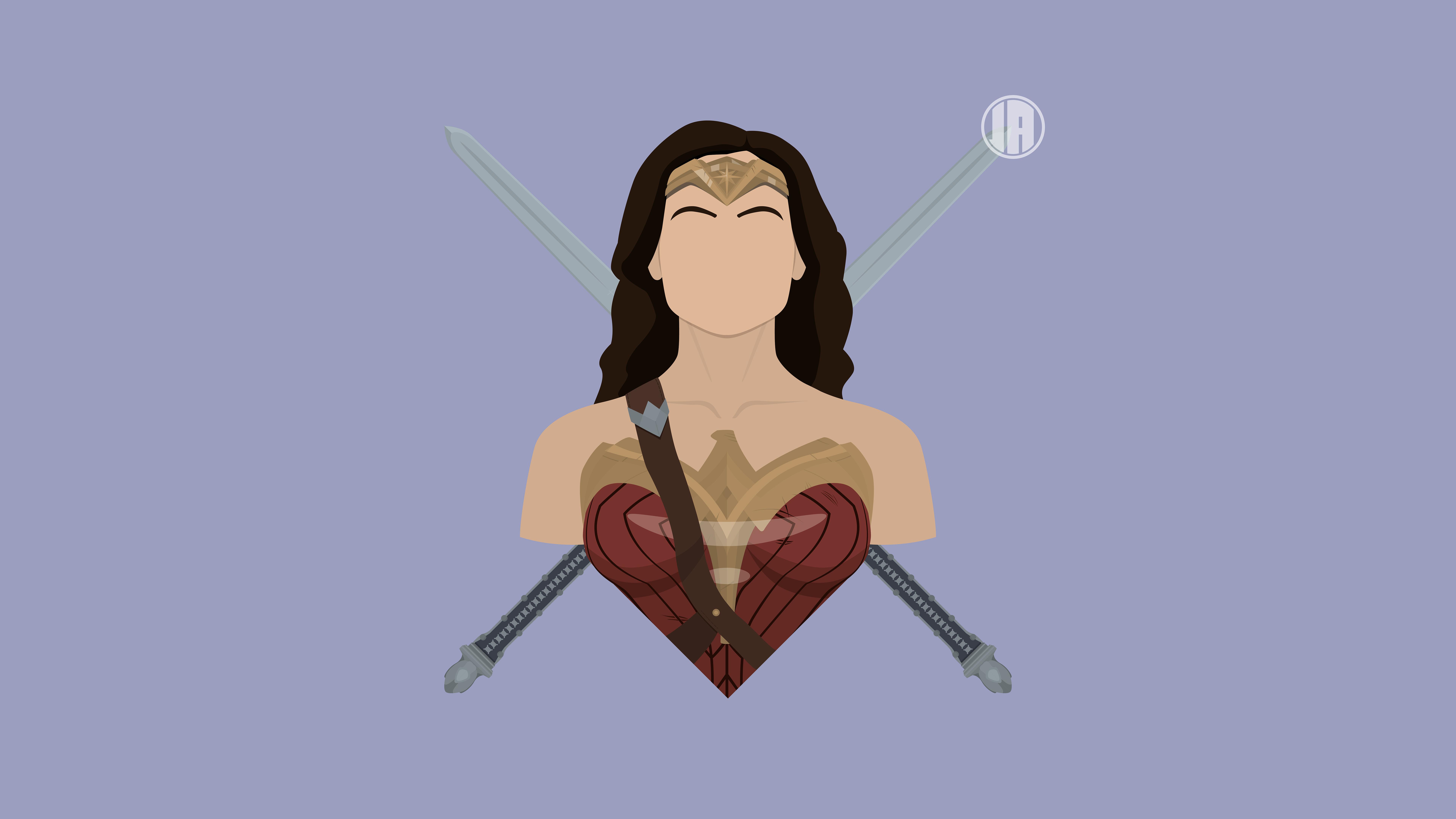 Wonder Woman Minimal Wallpapers