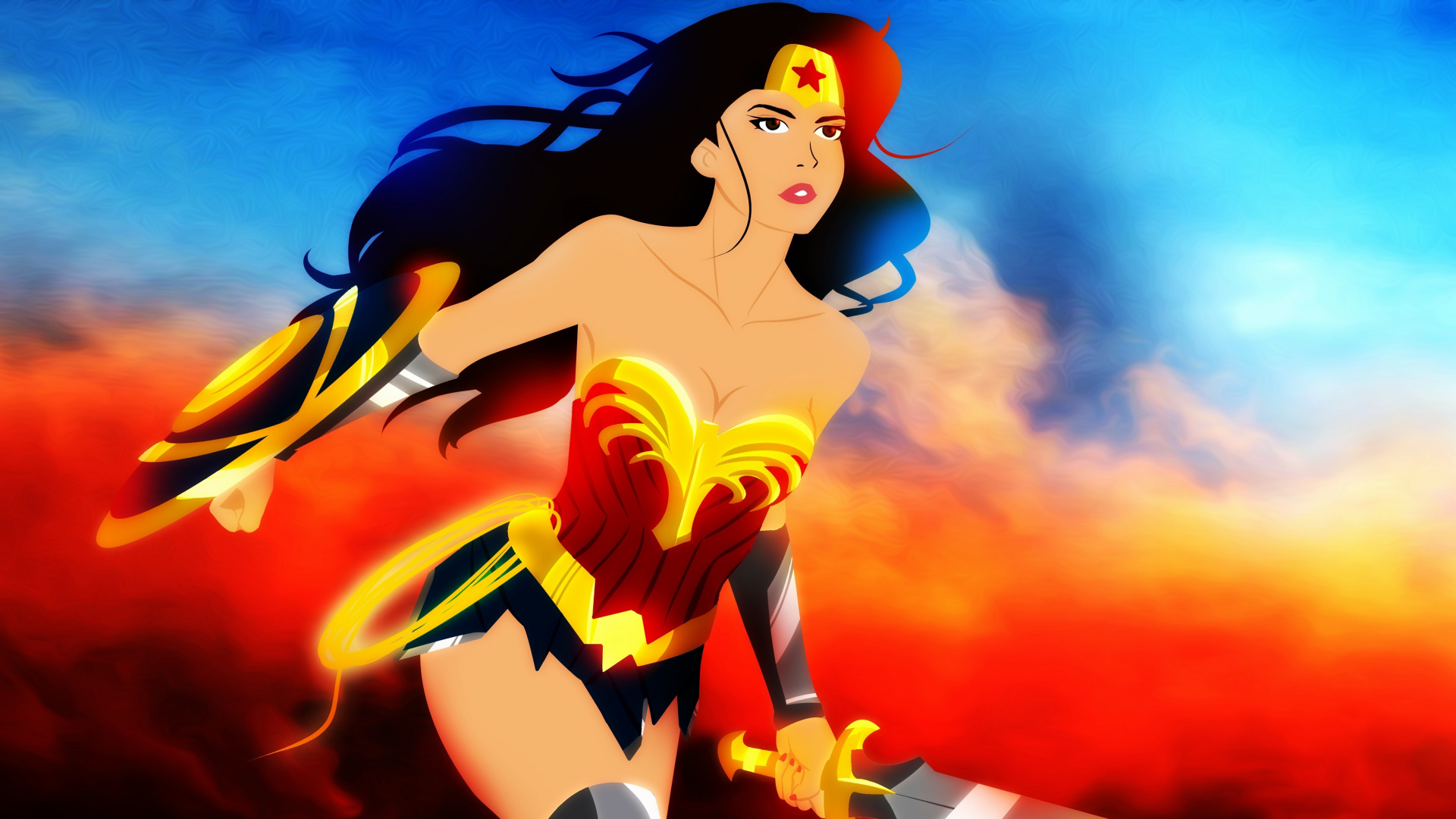 Wonder Woman Superhero Artwork Wallpapers