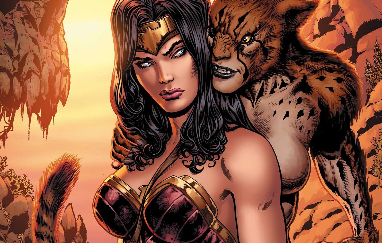 Wonder Woman Vs Cheetah Art Wallpapers