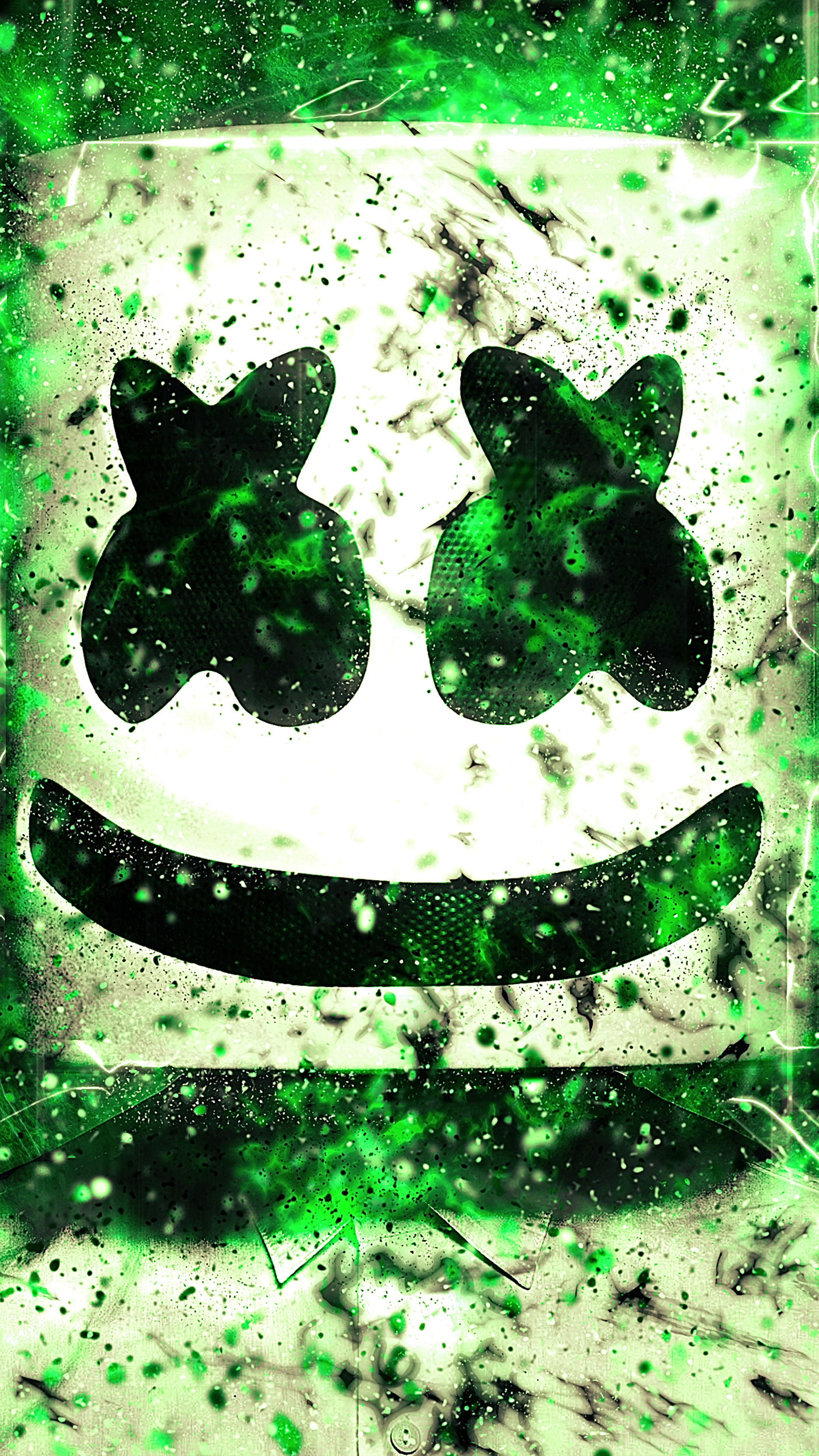 Dj Marshmello Hd Neon Wallpapers