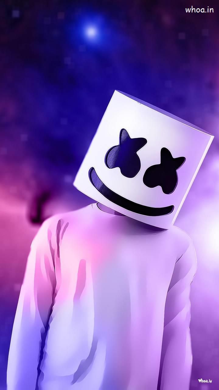 Dj Marshmello Hd Neon Wallpapers