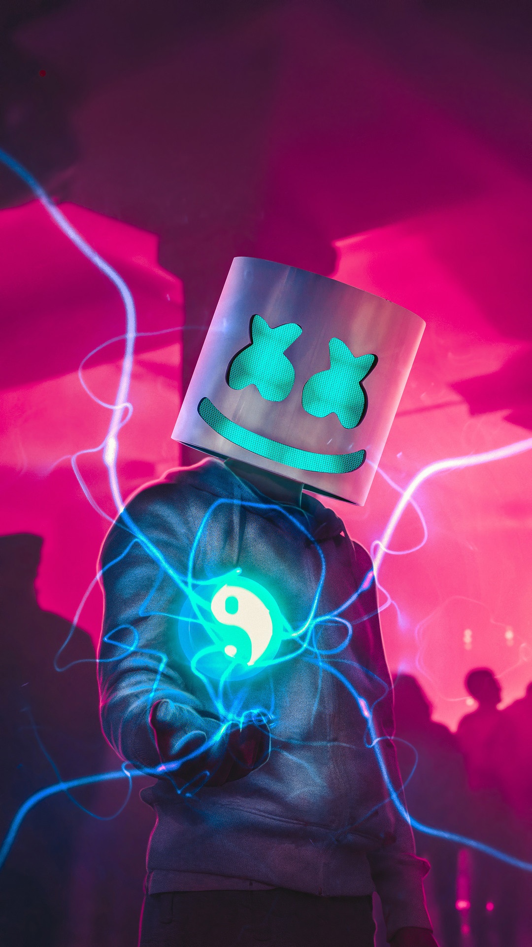 Dj Marshmello Hd Neon Wallpapers