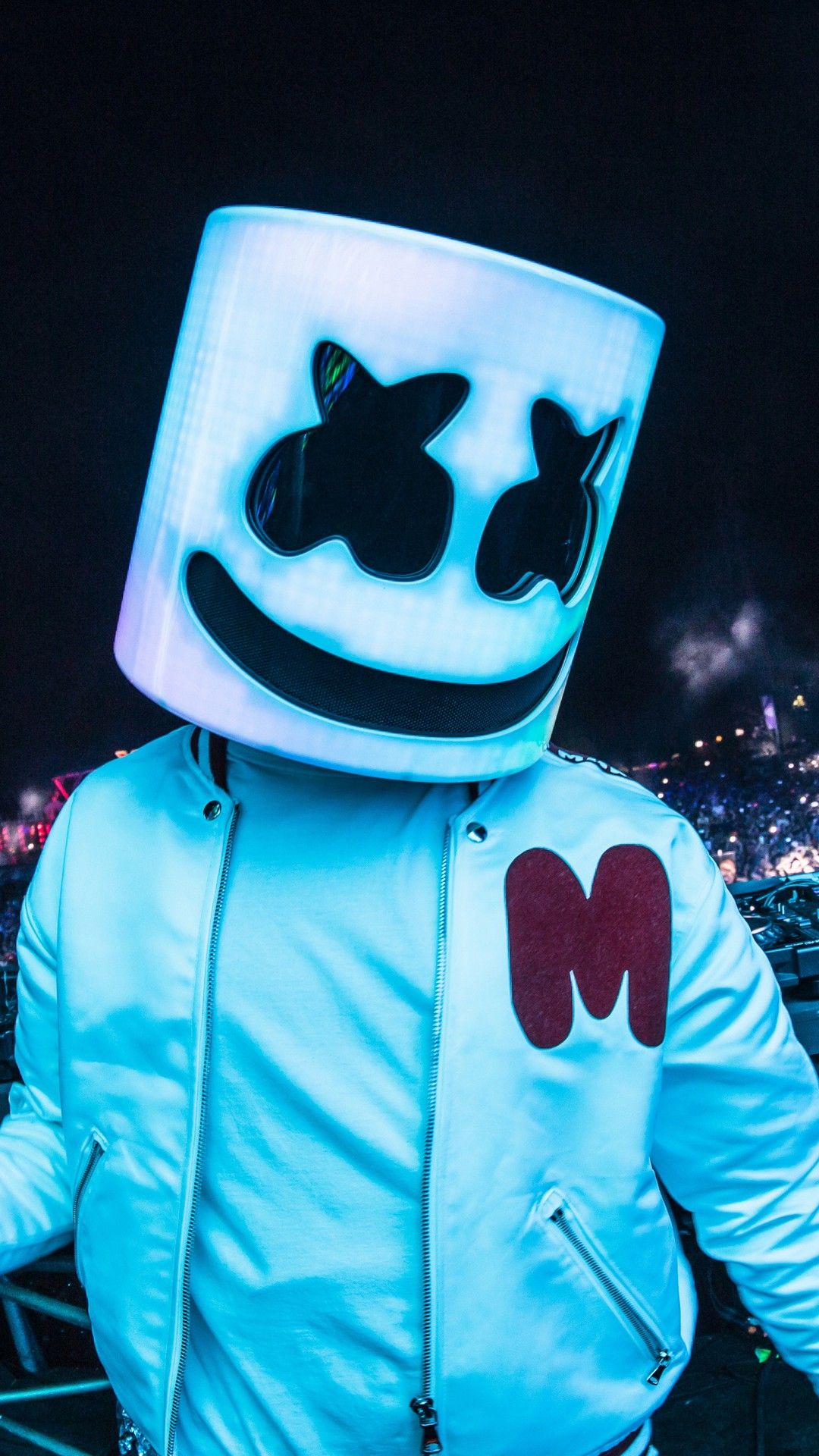 Dj Marshmello Hd Neon Wallpapers