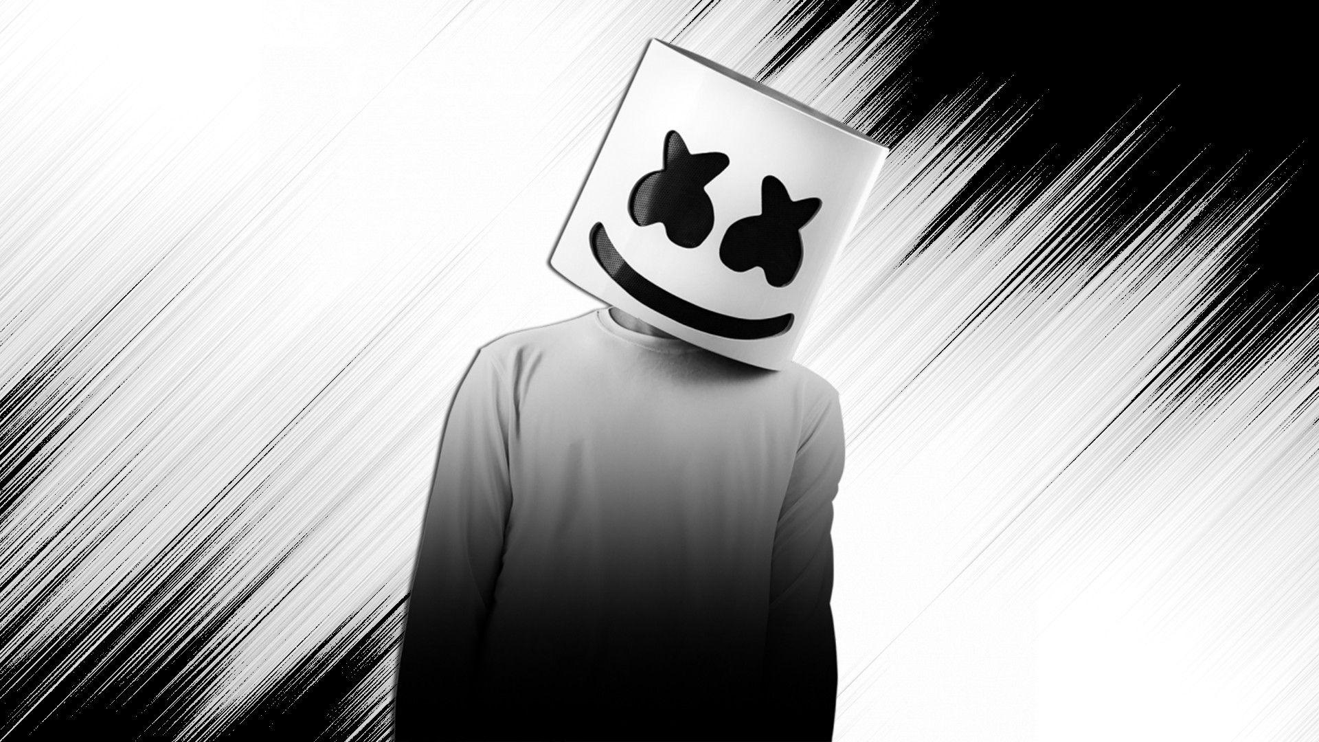 Dj Marshmello Hd Neon Wallpapers