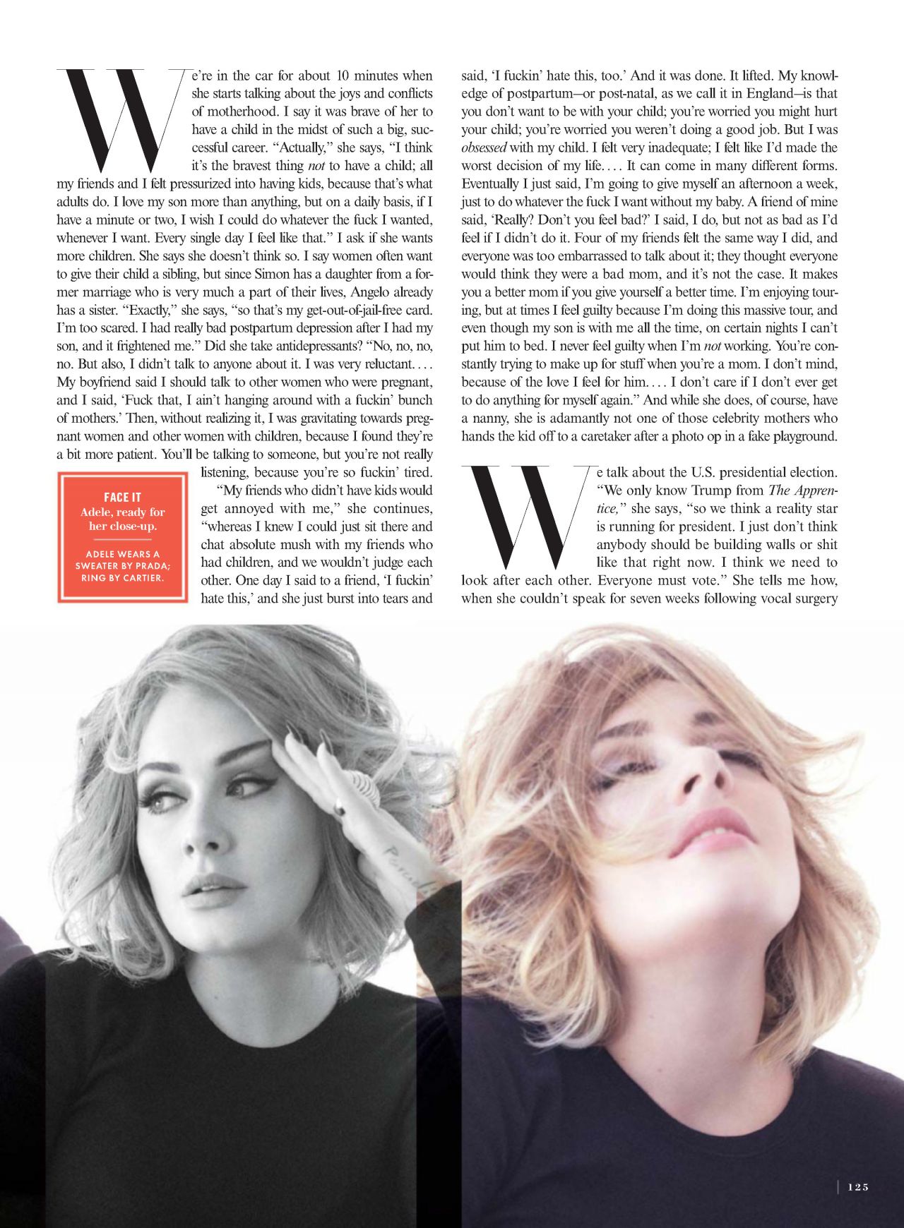 Adele Vanity Fair 2017 Wallpapers