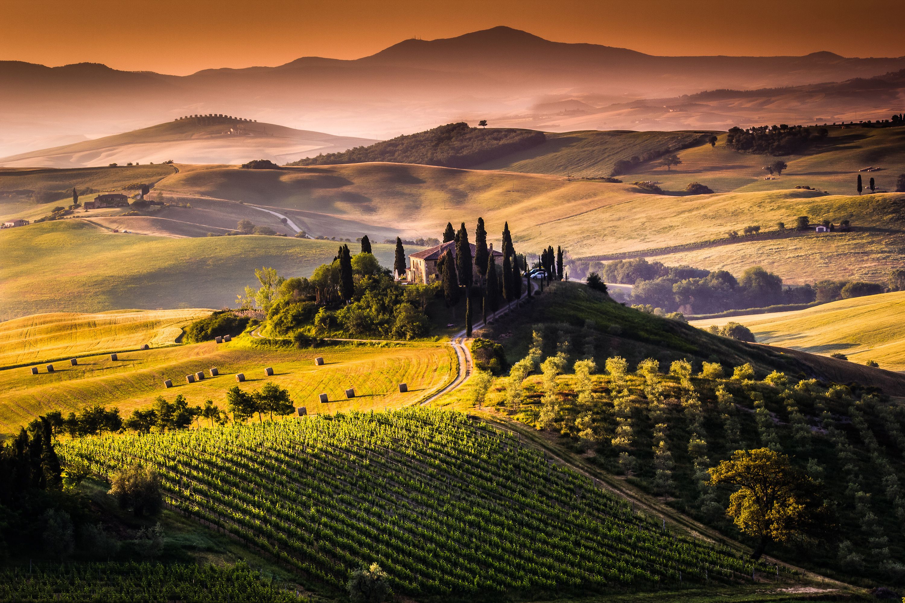 Dining In Tuscany Wallpapers